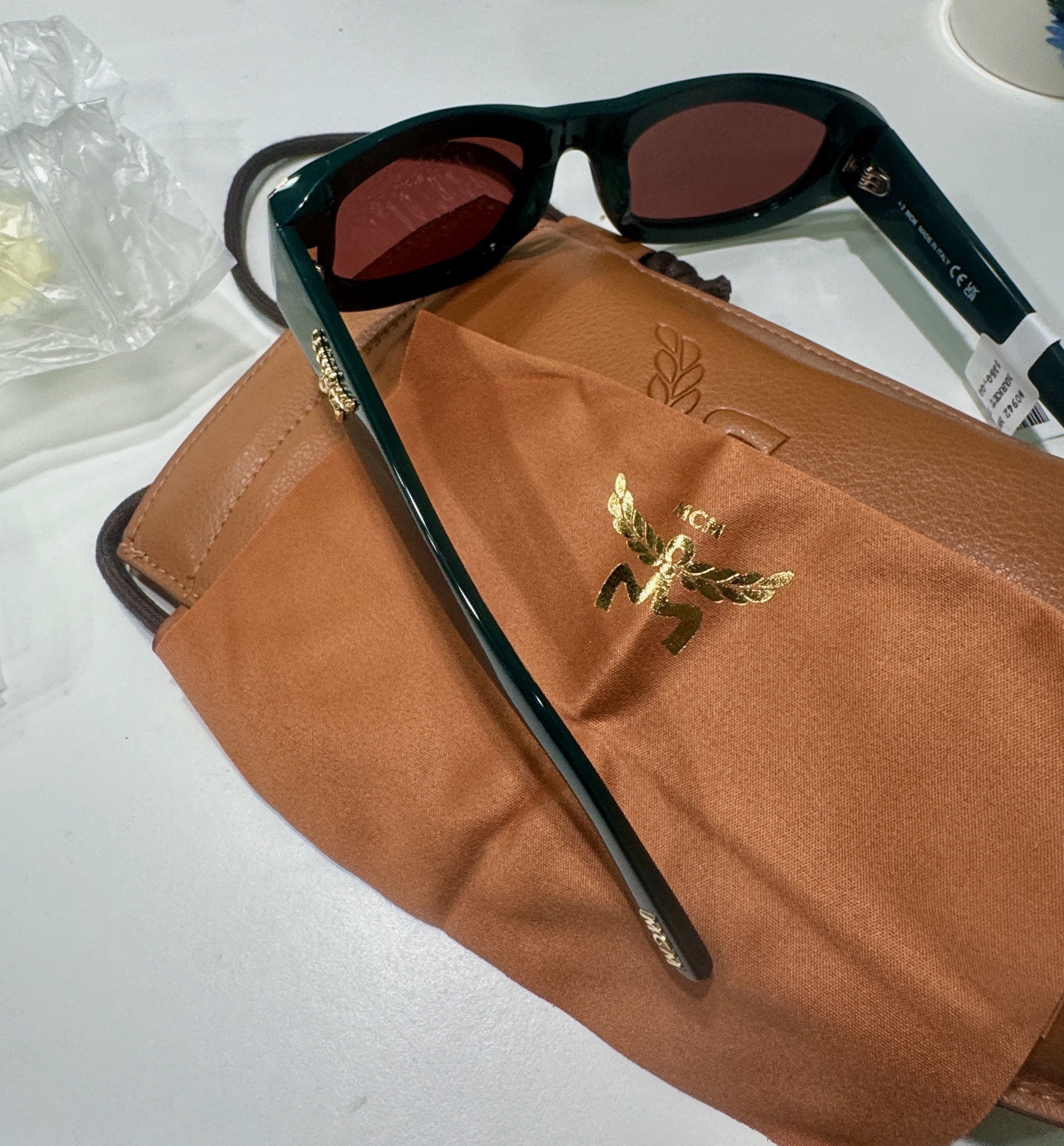 MCM MCM Green 52MM Oval Sunglasses NWT Size ONE SIZE - 4 Thumbnail