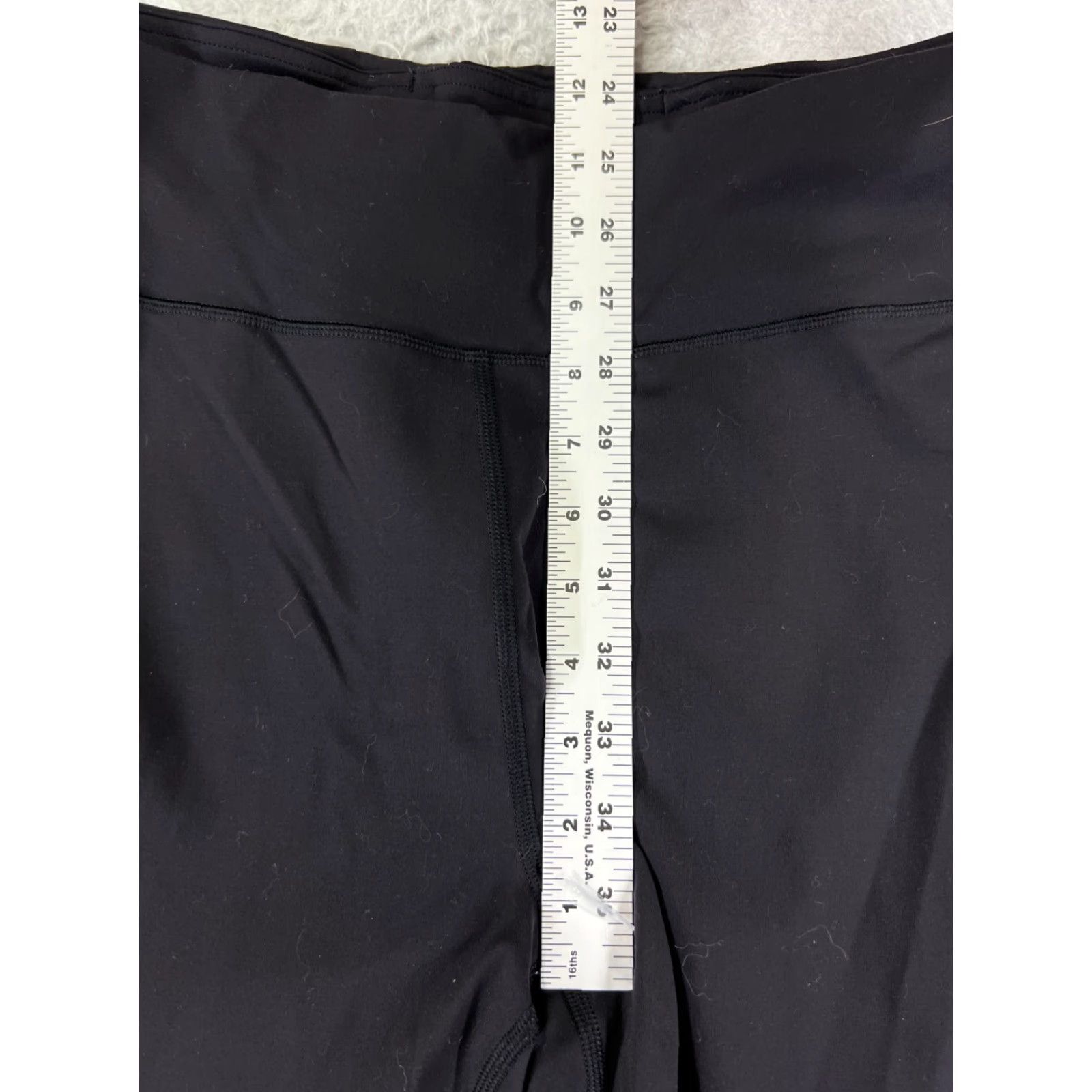 Lululemon Lululemon Wunder Under Pants Womens 12 Black Plank To Pike Everlux Yoga 28" Zip Pocket Size 34" / US 12 / IT 48 - 7 Thumbnail