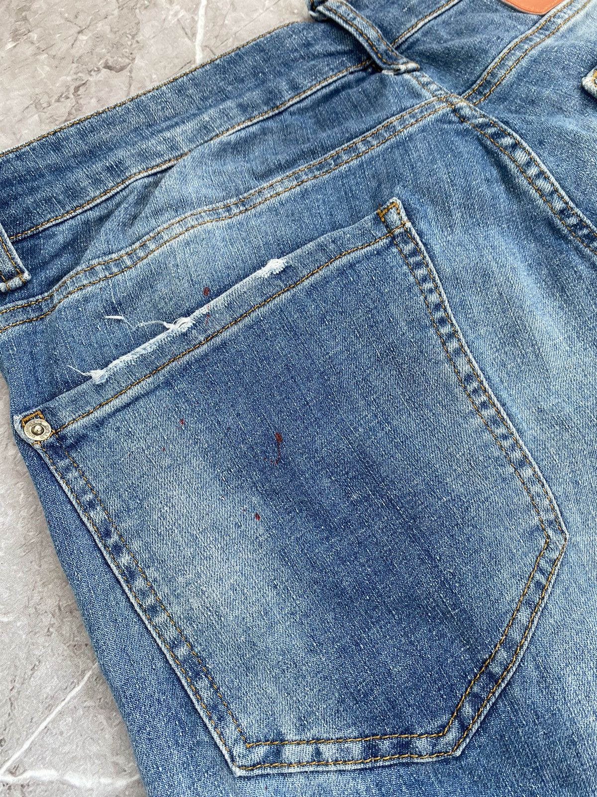 Dsquared2 Dsquared2 Jeans Distressed Slim Jean Paint Splatter Italy Size US 32 / EU 48 - 7 Thumbnail