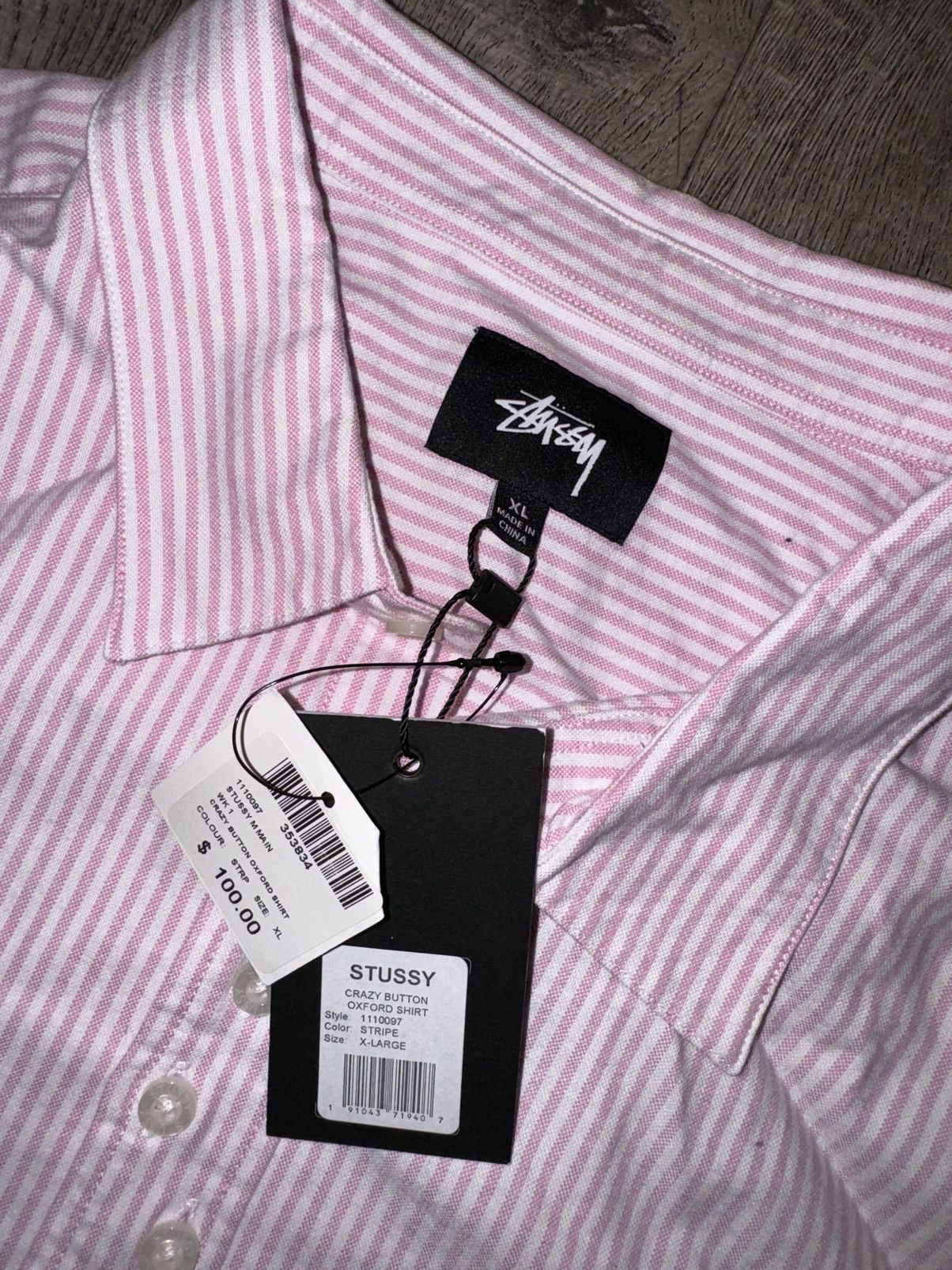 Stussy Crazy Button-Up Oxford Size US XL / EU 56 / 4 - 3 Thumbnail