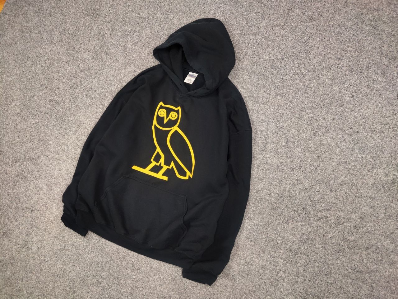 Drake Vintage Drake Owl Logo Blank Authentic Black Hoodie Size US XL / EU 56 / 4 - 3 Thumbnail