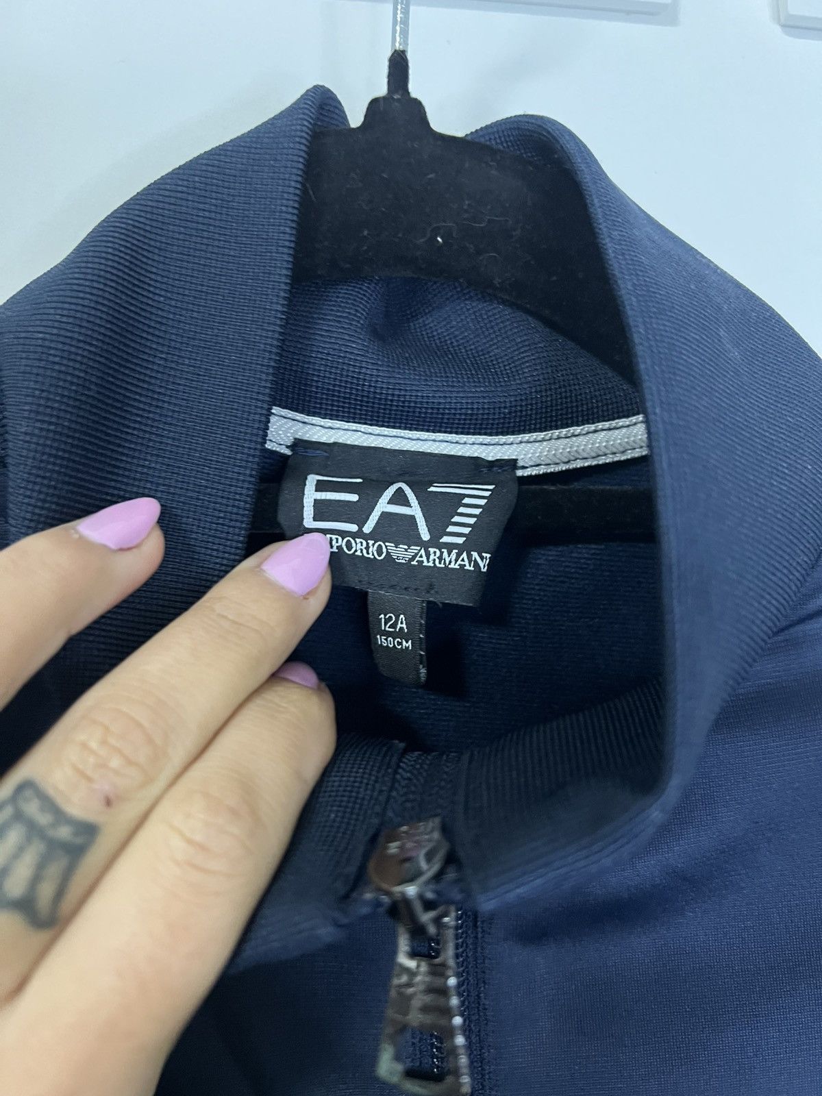 Emporio Armani Emporio armani EA7 blue sweatshirt xs Size XS / US 0-2 / IT 36-38 - 2 Thumbnail