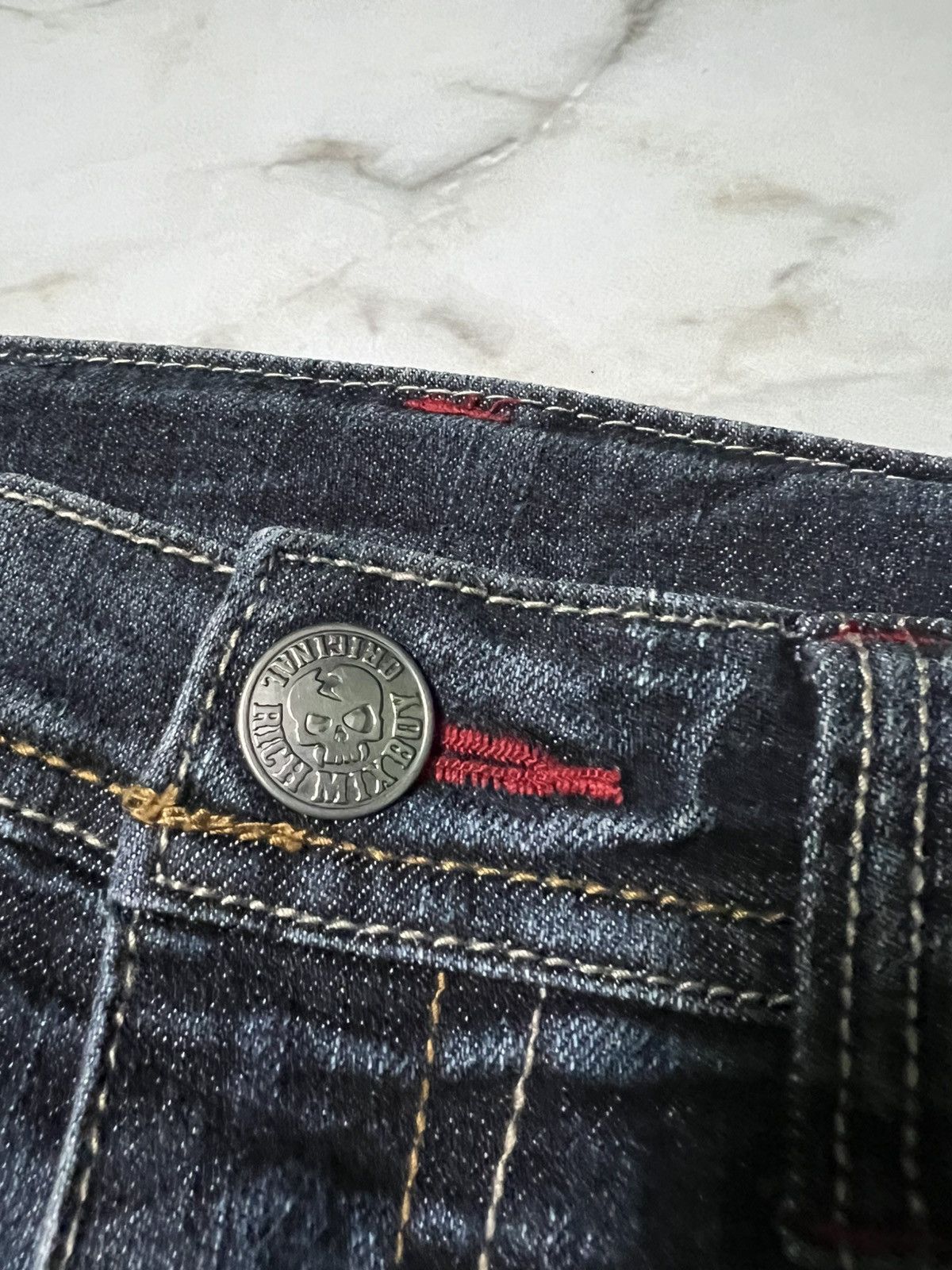 If Six Was Nine × Japanese Brand × Vintage 💥Double Waist💥 90’s Double Focus Japanese Denim Washed Jean Size US 28 / EU 44 - 7 Thumbnail