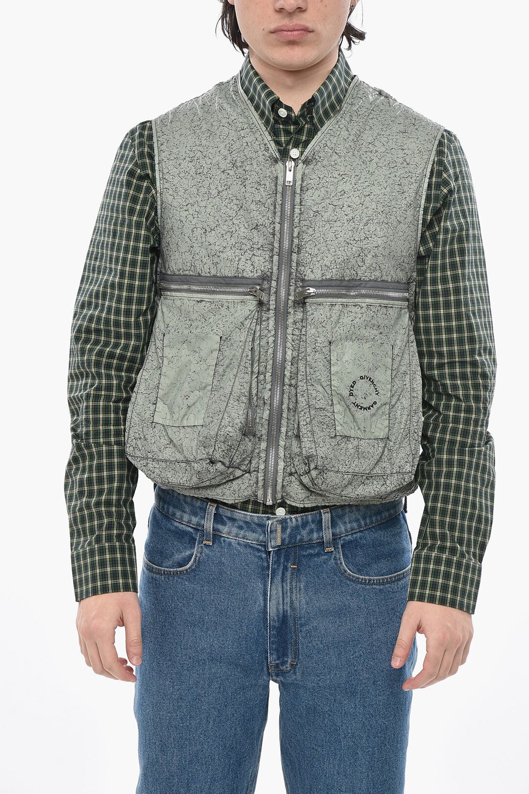 Givenchy Nylon Multi-Pocket Gilet With Front Zip Size US M / EU 48-50 / 2 - 1 Thumbnail