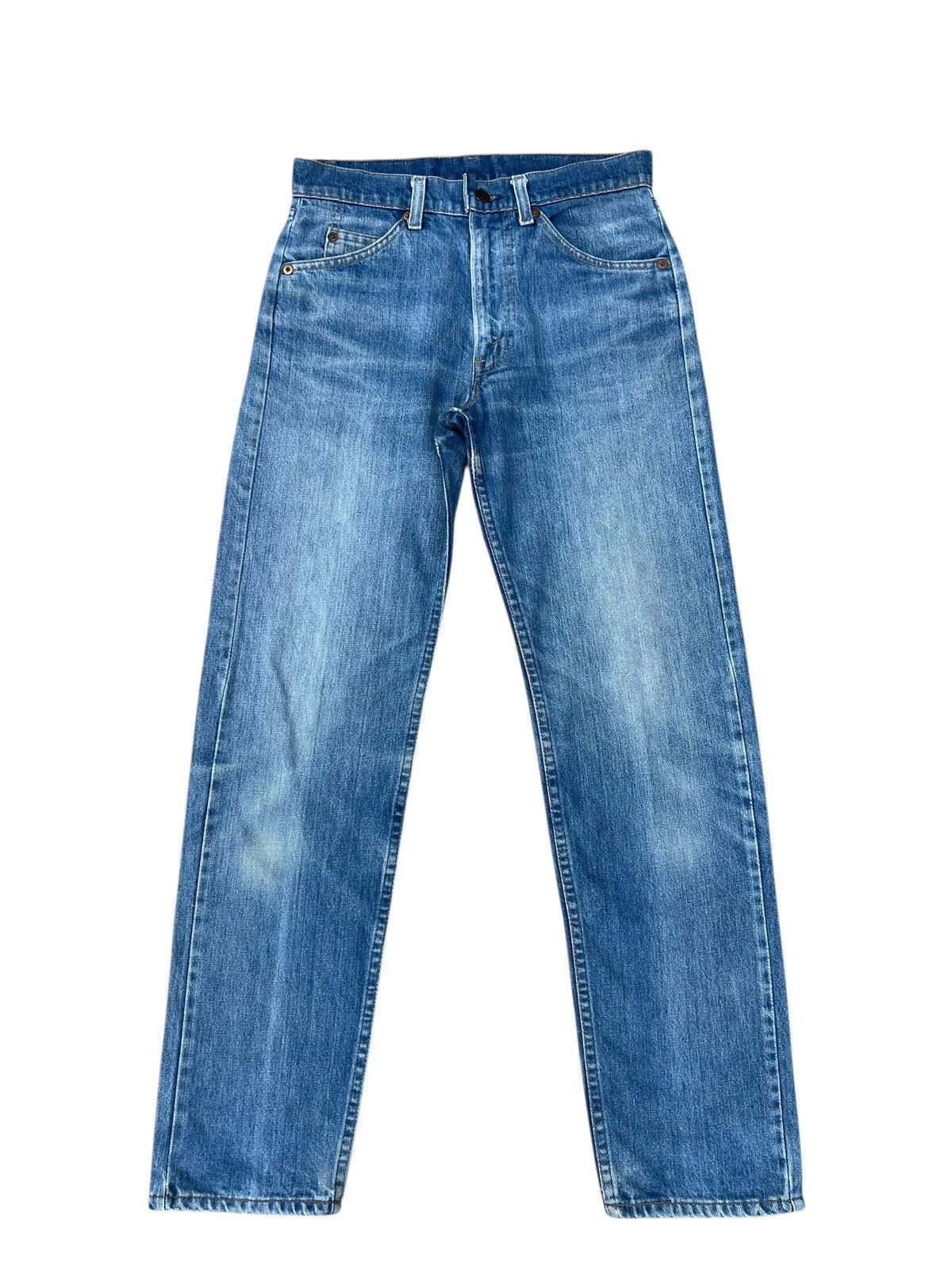 Levi's Vintage 70s Levi’s 505 Orange Tab Fade Denim Jeans Talon 42 Size US 30 / EU 46 - 1 Thumbnail