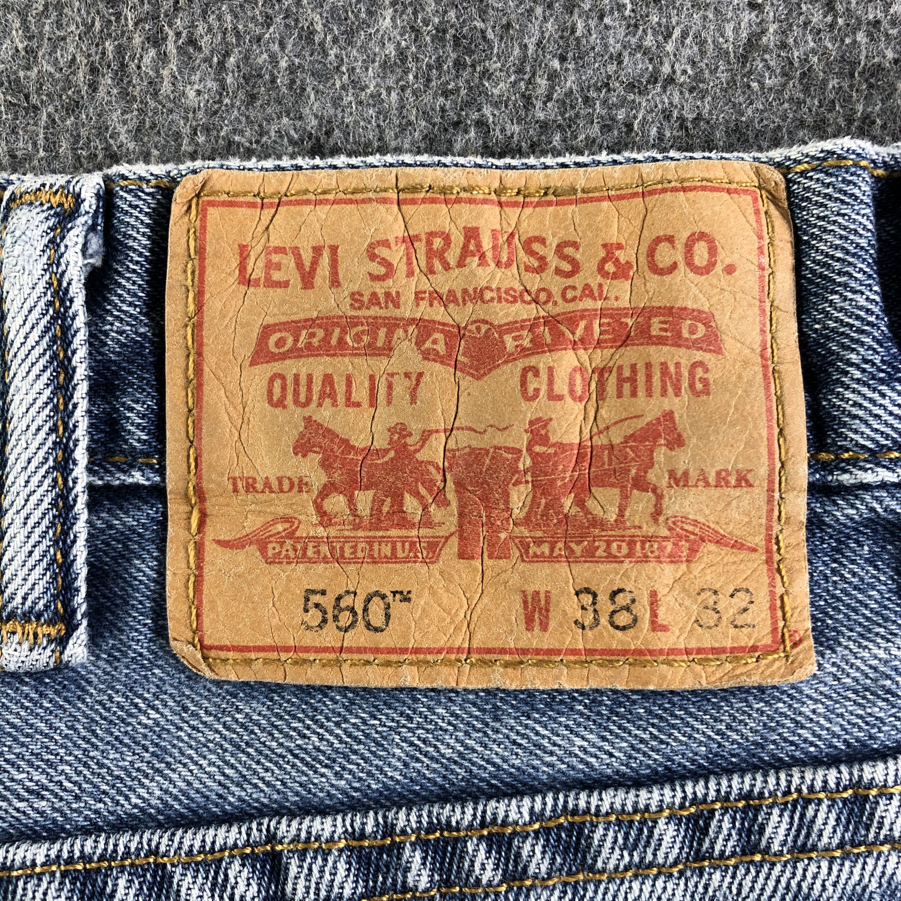 Levi's Vintage Blue Wash Levis 560 Jeans-J4270 Size US 39 - 5 Thumbnail