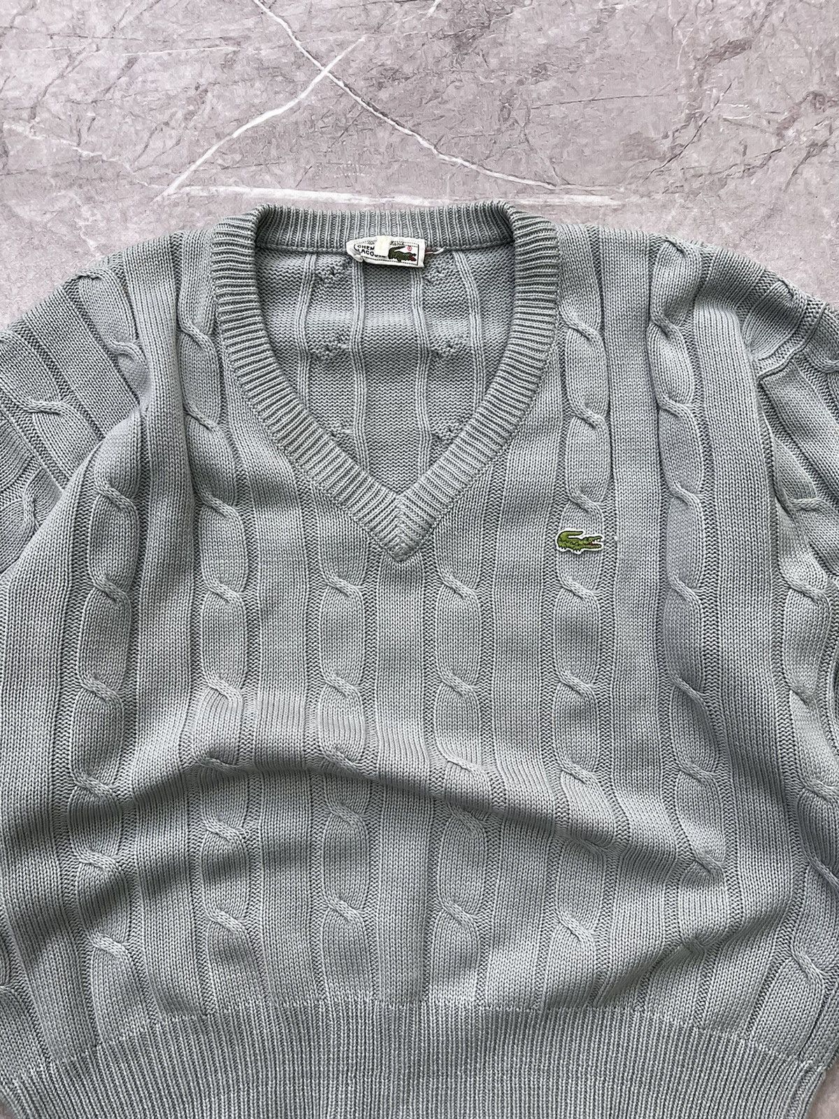 Japanese Brand × Lacoste × Vintage Vintage old money CHEMISE LACOSTE SWEATER Y2K Size US L / EU 52-54 / 3 - 3 Thumbnail