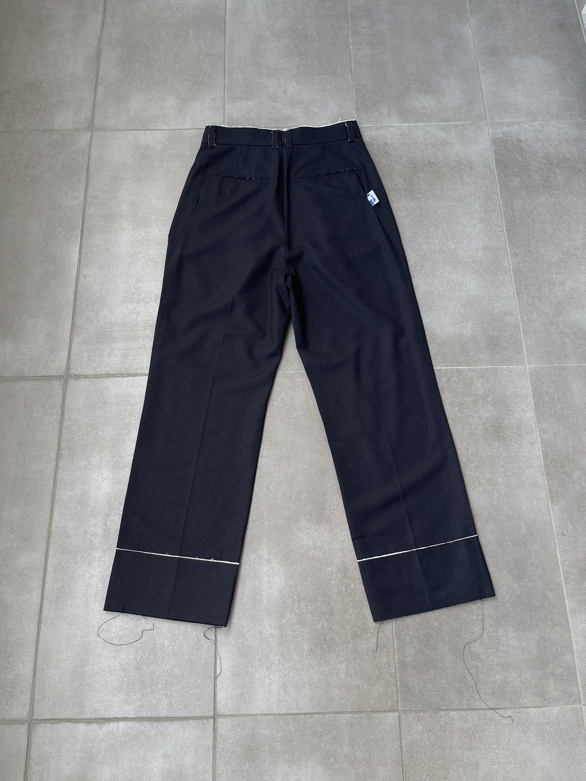 Ader Error !DS! SS22 Adererror Distressed Black Casual Pants Size 30" / US 8 / IT 44 - 11 Thumbnail
