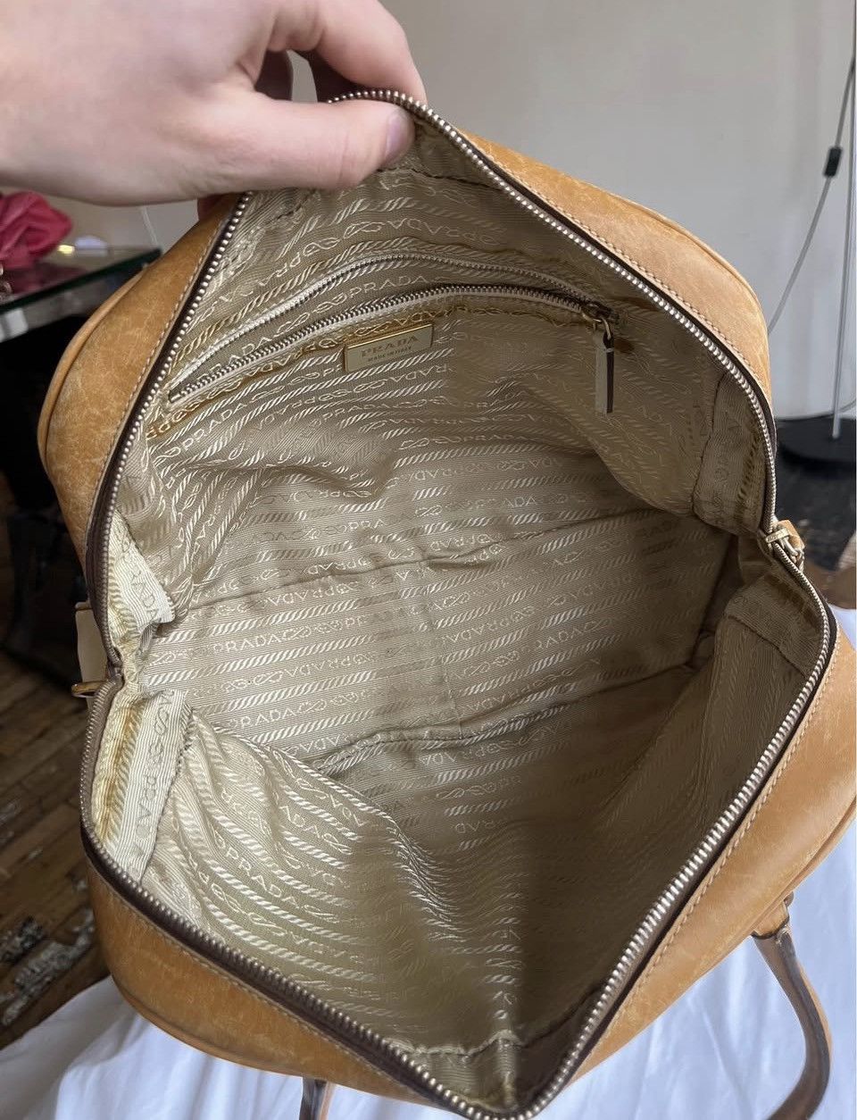 Prada Prada Mini Bowling Bag Size ONE SIZE - 9 Thumbnail