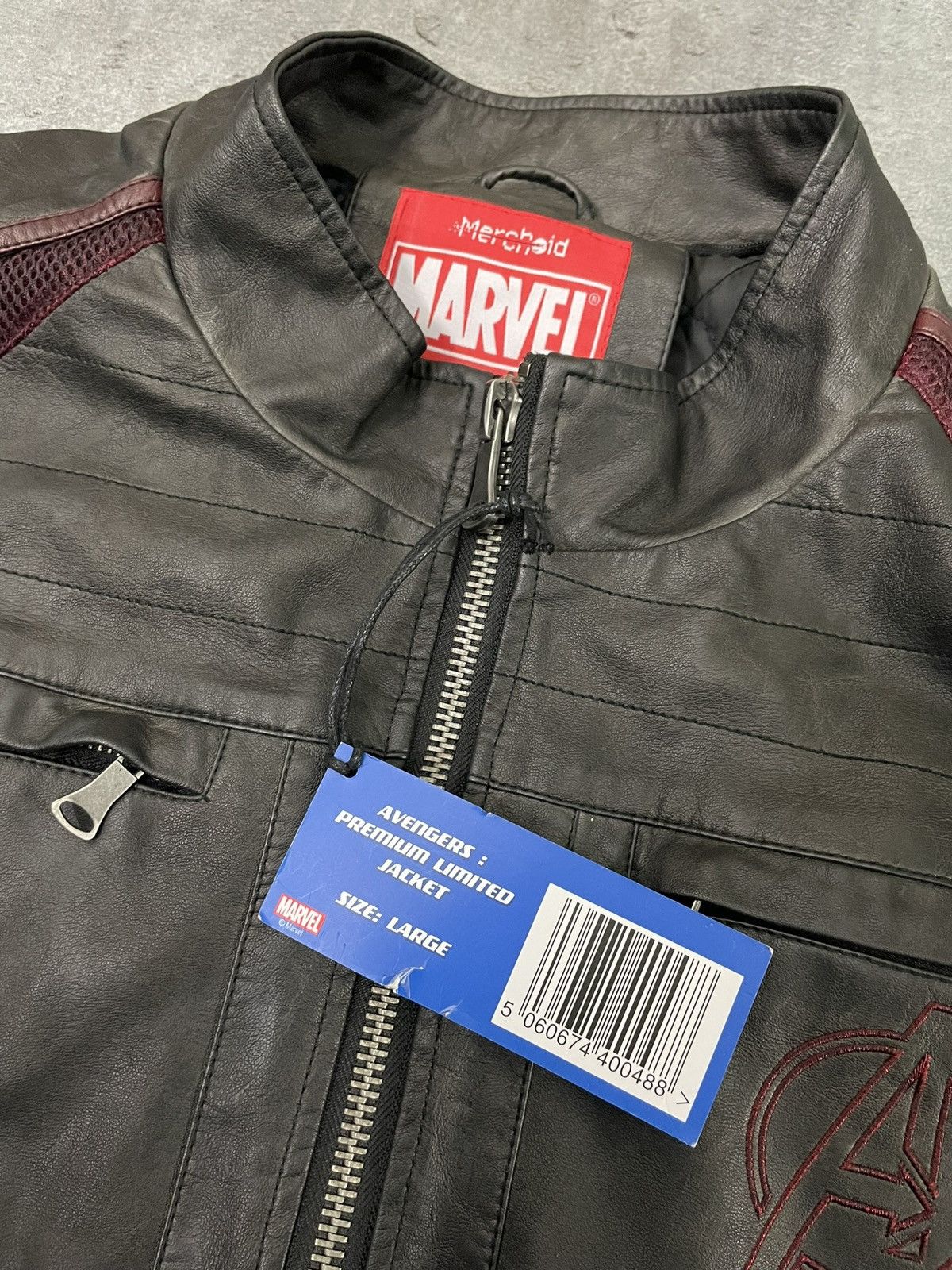 Marvel Comics Marvel Avengers Official Licensed Product Leather Jacket Size US L / EU 52-54 / 3 - 6 Thumbnail