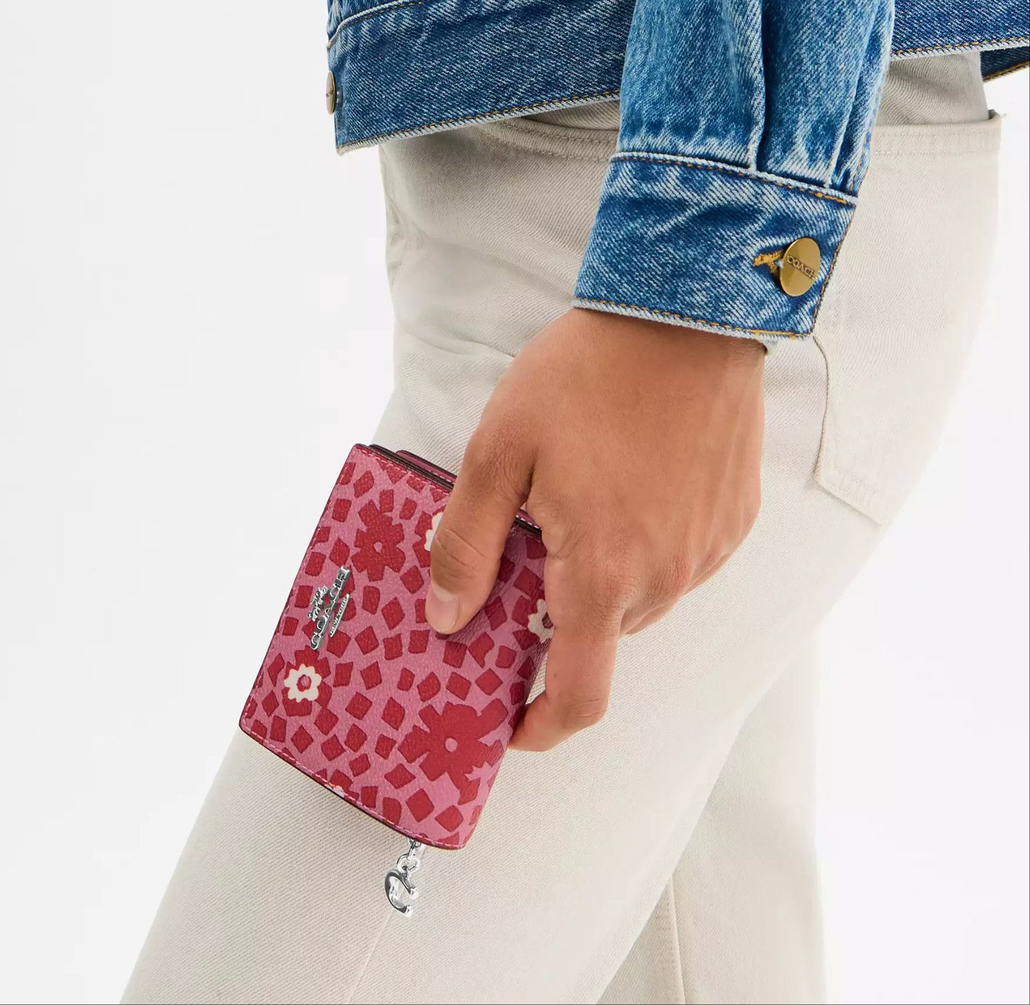 Coach Snap Wallet With Floral Print CBO75 Size ONE SIZE - 9 Thumbnail