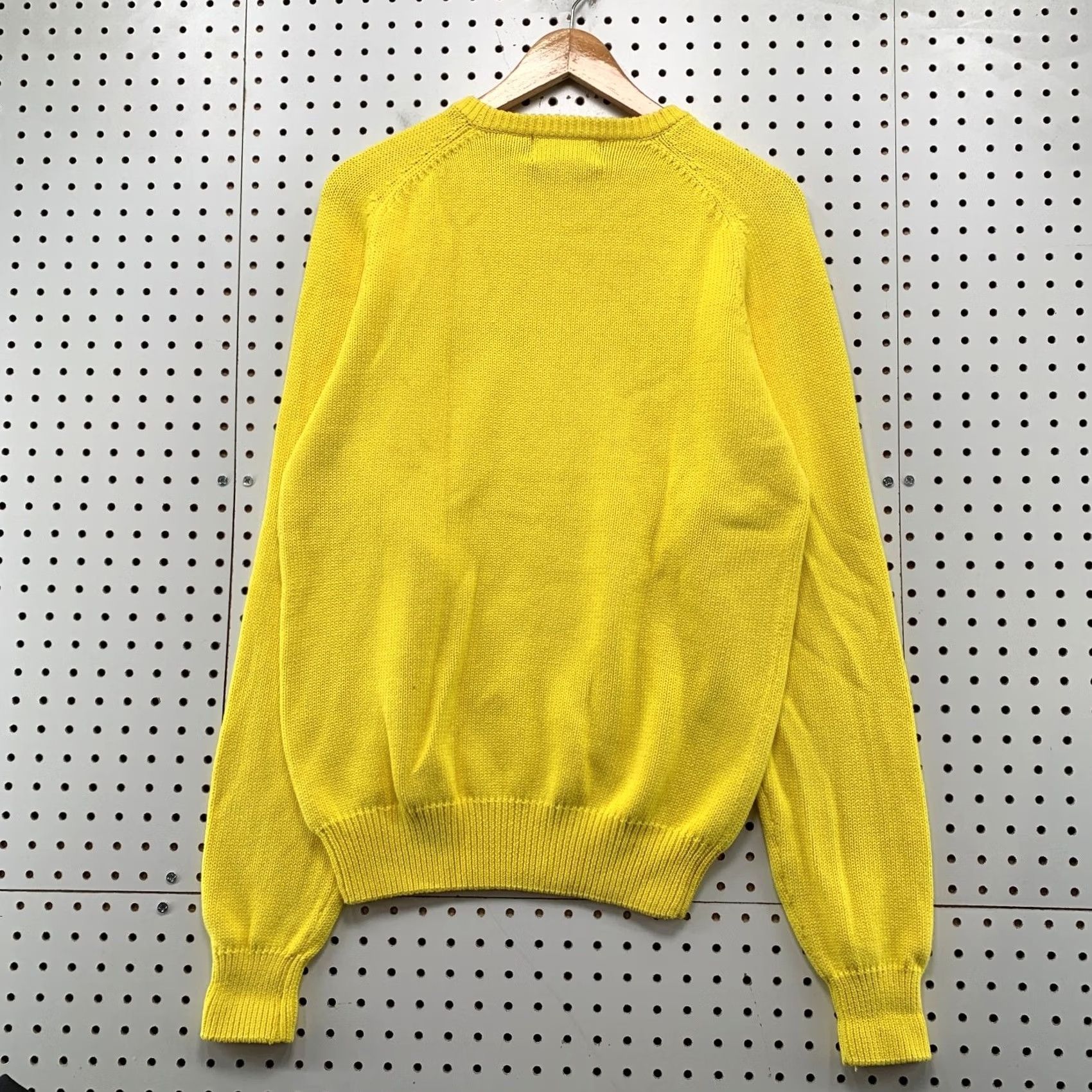 Eddie Bauer Vintage Eddie Bauer Sweater Mens M Yellow 100% Cotton 80s 90s Size US M / EU 48-50 / 2 - 2 Thumbnail
