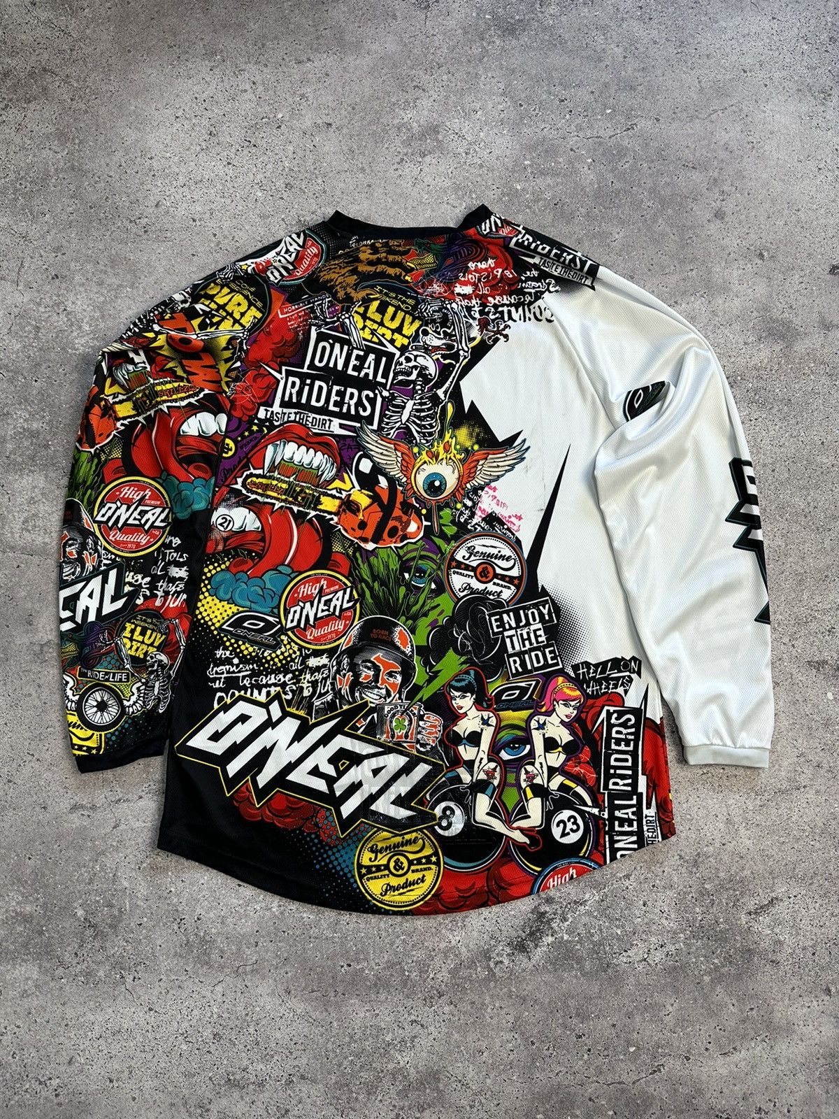 O'Neill Vintage O’neal Mayhem Motocross Racing Jersey Fox Y2K Size US L / EU 52-54 / 3 - 8 Thumbnail