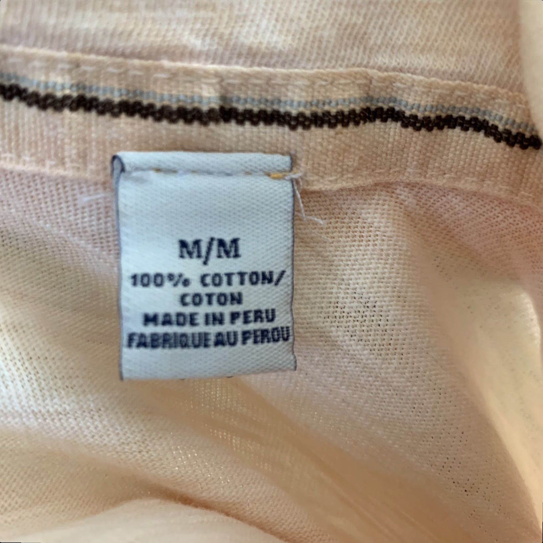 Tommy Bahama VINTAGE Tommy Bahama Jeans Polo Shirt Mens Medium Short Sleeve Lightweight Gold Polo Shirt Casual 100% Cotton Jersey Golf Recreation Mens Size US M / EU 48-50 / 2 - 4 Thumbnail