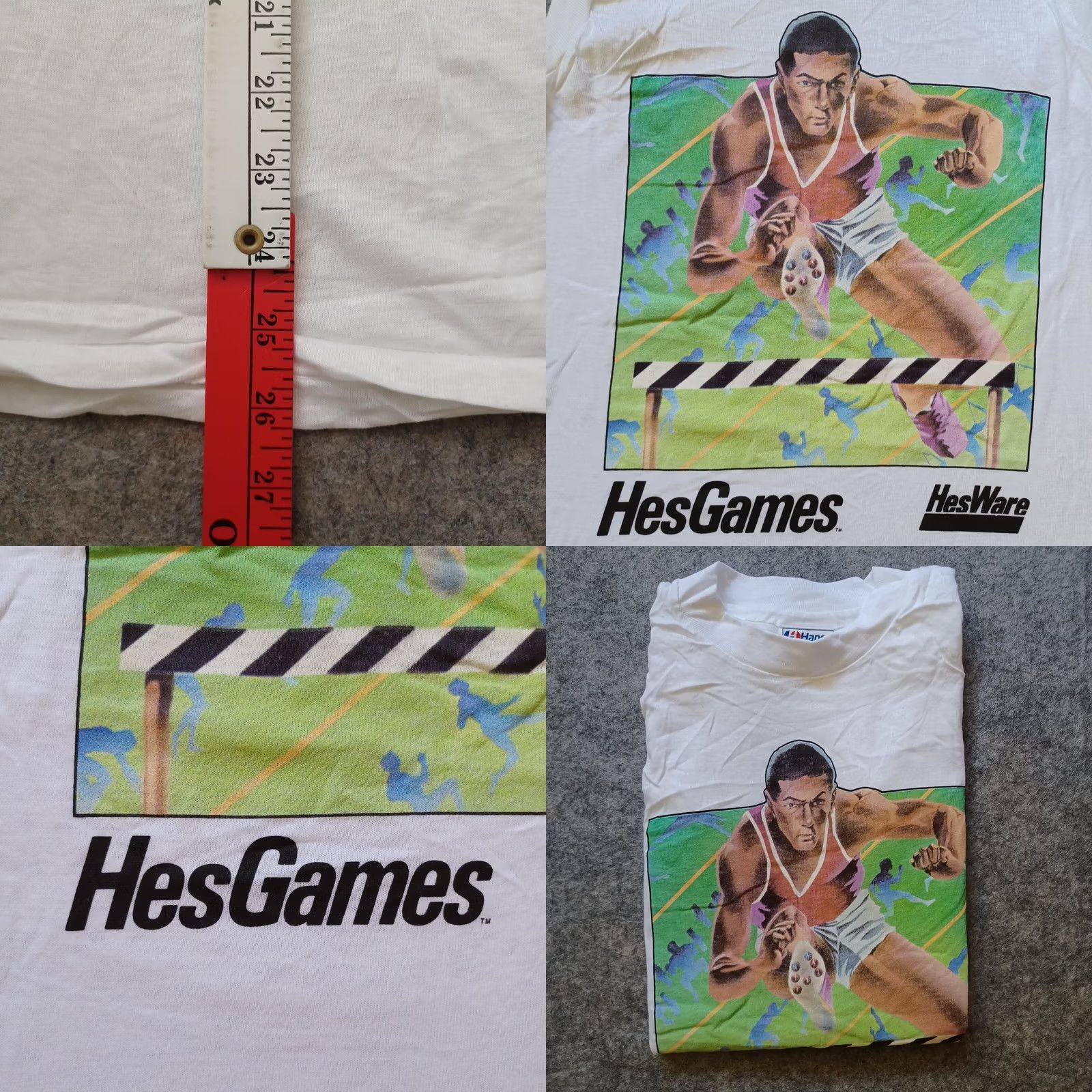 Hanes HesWare HesGames Men Shirt S White Commodore 64 Muscle Sleeveless Tank Deadstock Size US S / EU 44-46 / 1 - 8 Thumbnail