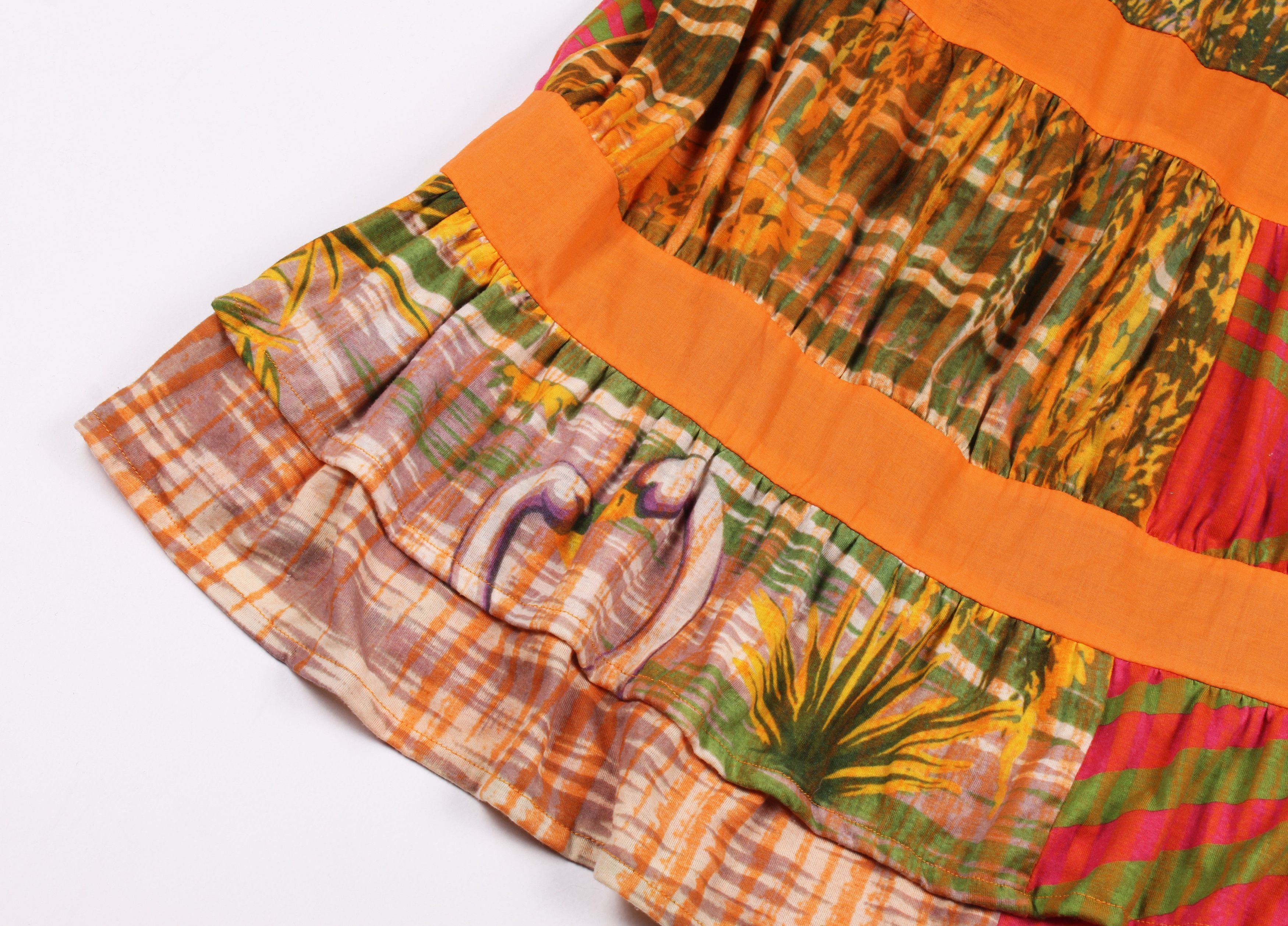 Custo Barcelona Vintage Custo Barcelona Uniq Handmade Boho Skirt Size 25" / US 0 / IT 36 - 3 Thumbnail