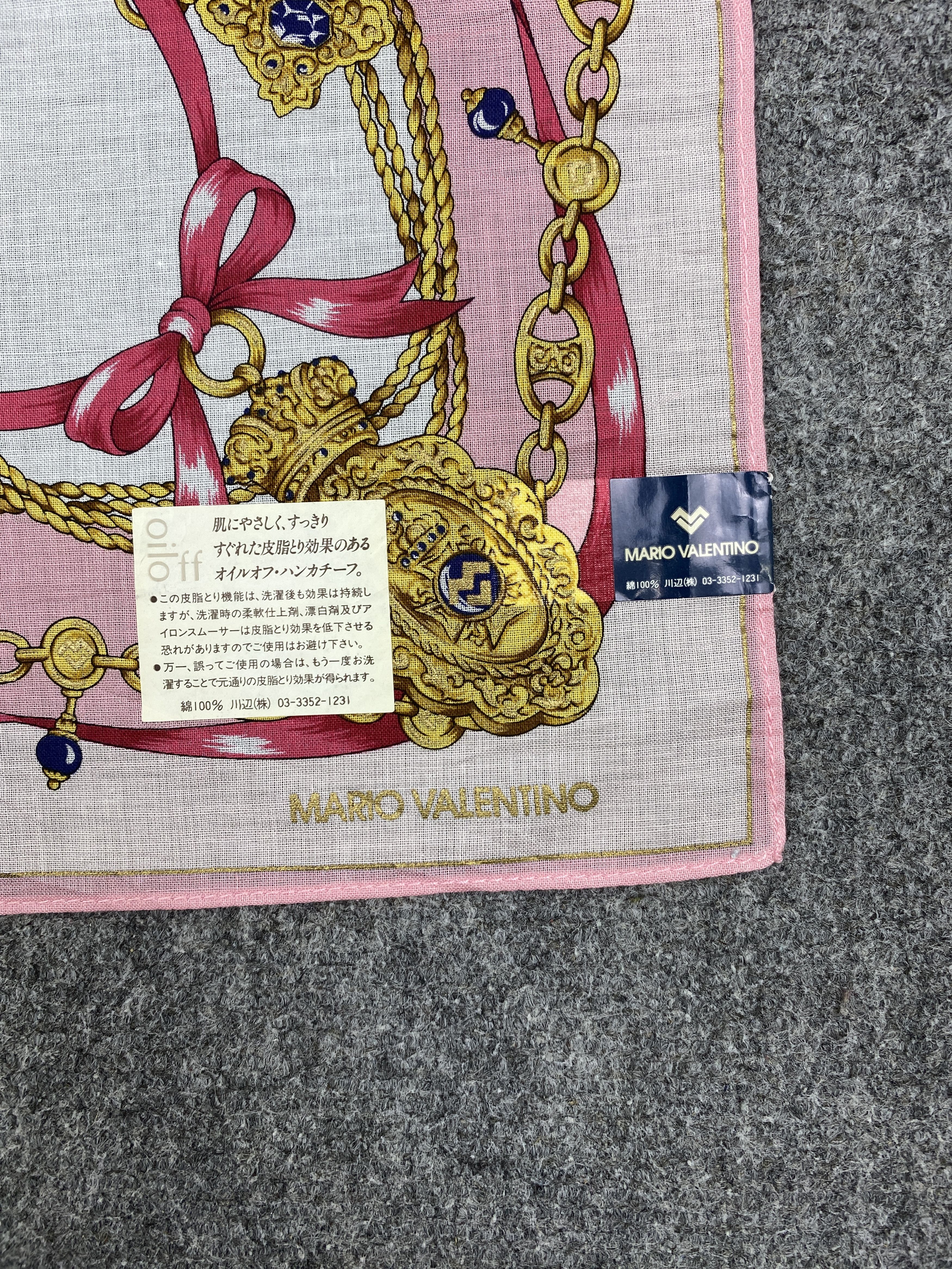 Valentino MARIO VALENTINO handkerchief bandana Neckerchief HKC0359 Size ONE SIZE - 5 Thumbnail