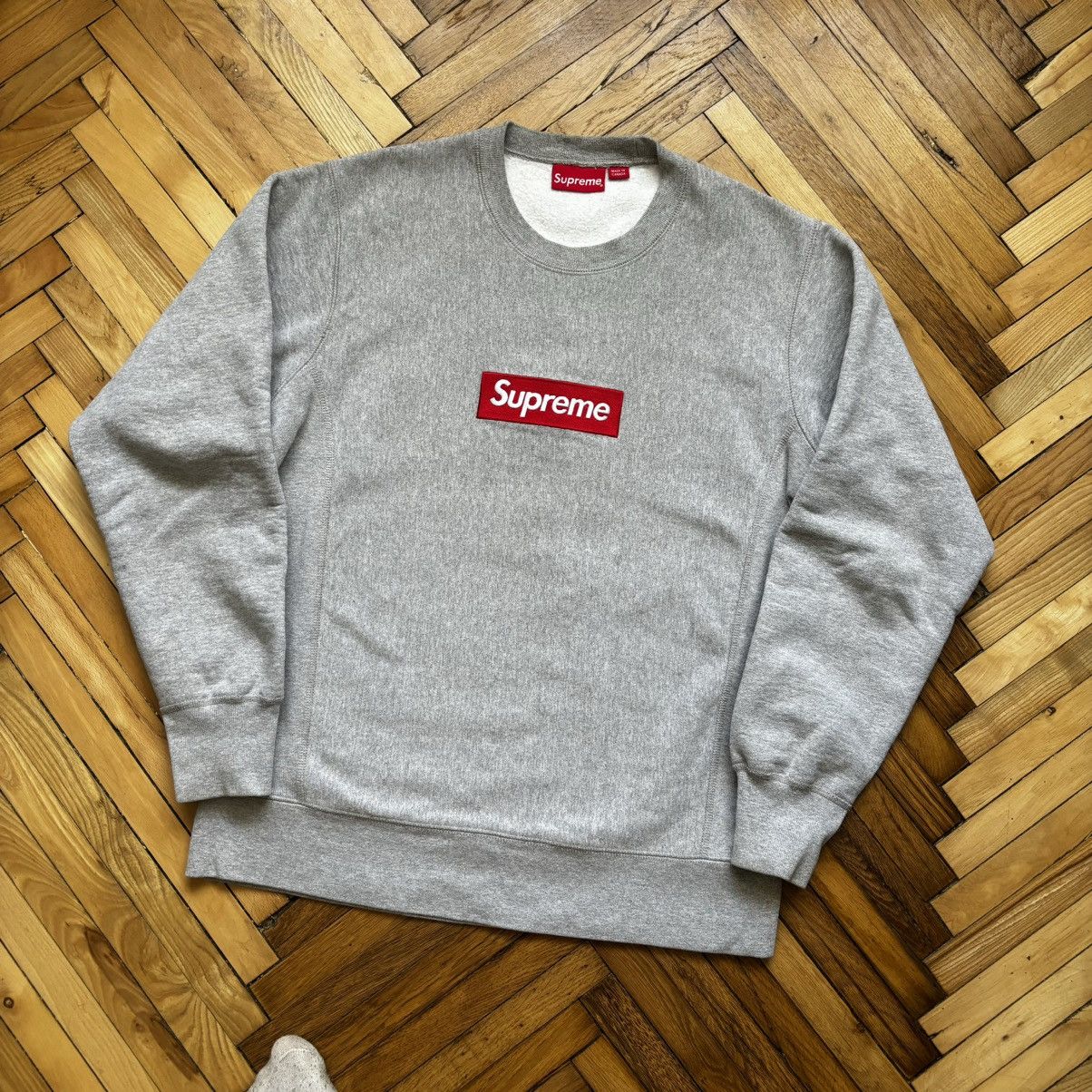 Supreme FW15 Supreme Box logo Crewneck | Grailed