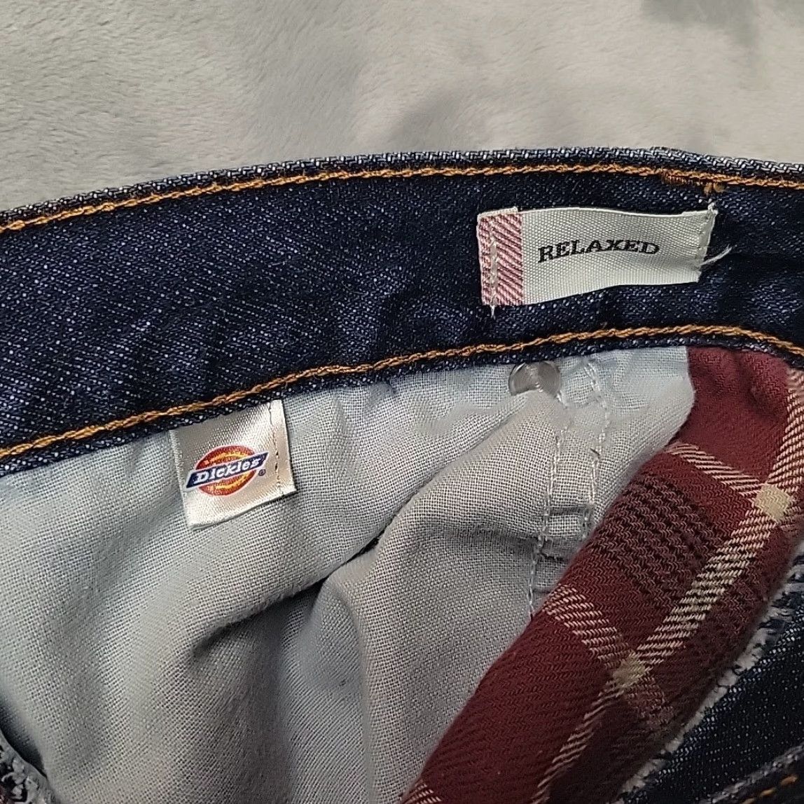 Dickies Dickies Jeans Mens 34x28 Blue Denim Lined Workwear Cold Comfort Jeans Mens 34 Blue Denim Lined 5-Pocket Dickies Jeans Mens 34x28 Size US 34 / EU 50 - 6 Thumbnail