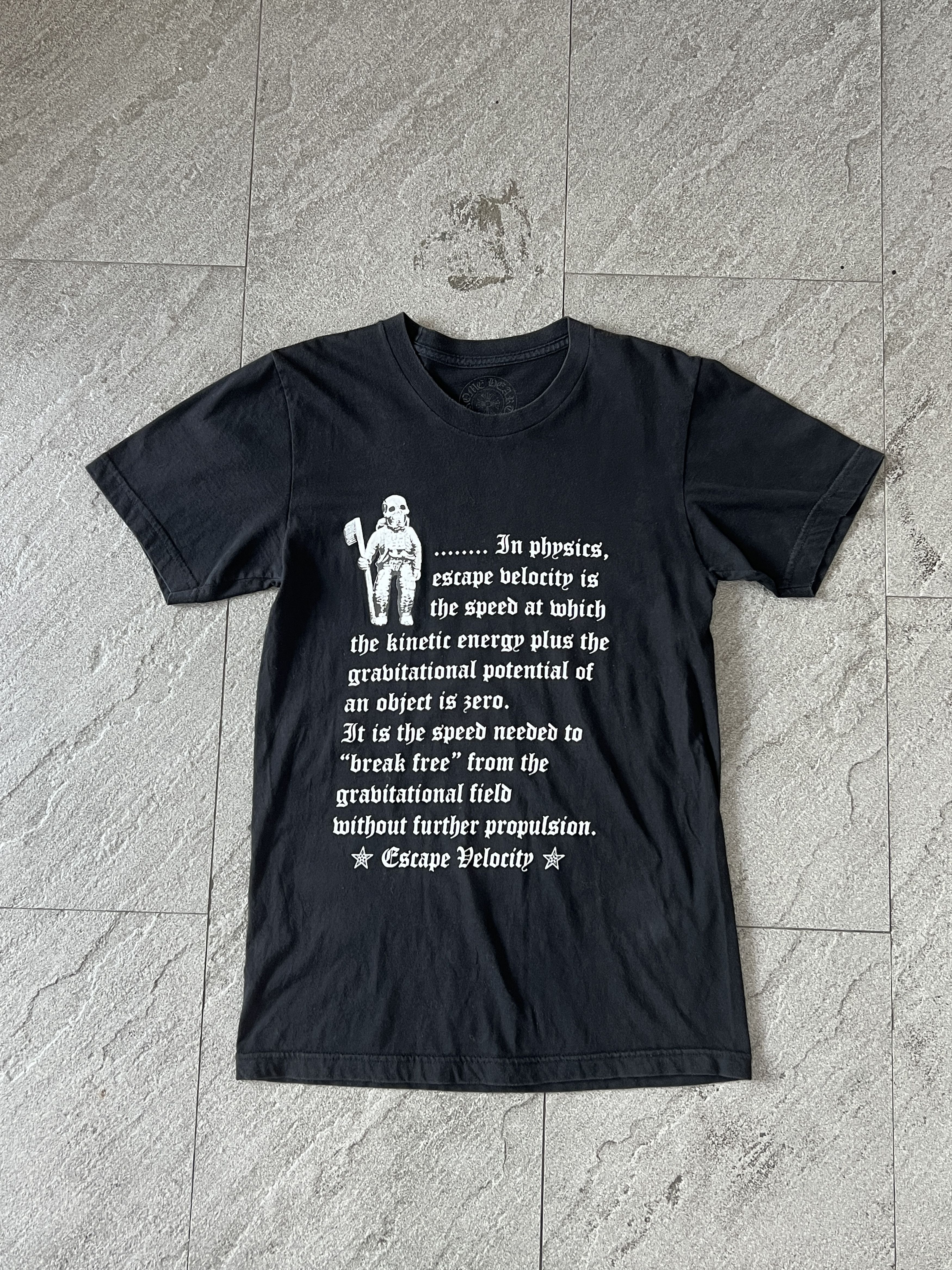Chrome Hearts Chrome Hearts Escape Velocity Tee Black S USA Size US S / EU 44-46 / 1 - 1 Thumbnail
