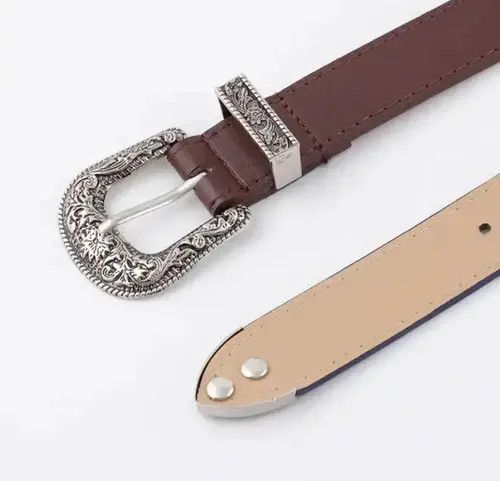 Other Chisato x Reiya Retro Pin Buckle PU Leather Belt Size ONE SIZE - 7 Thumbnail