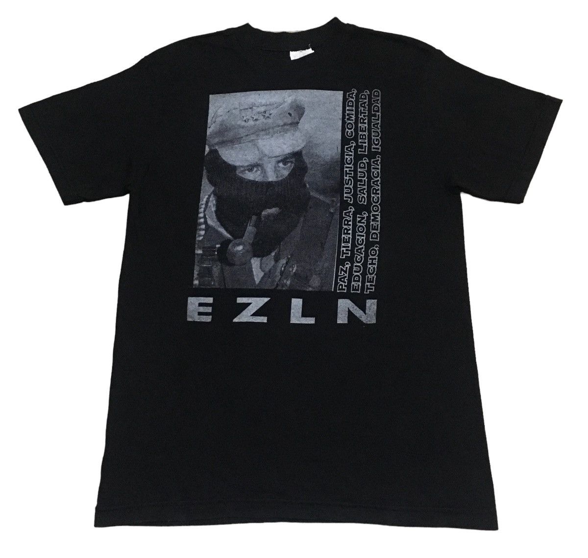 Very Rare Vintage Zapatista EZLN T-shirt 1990s