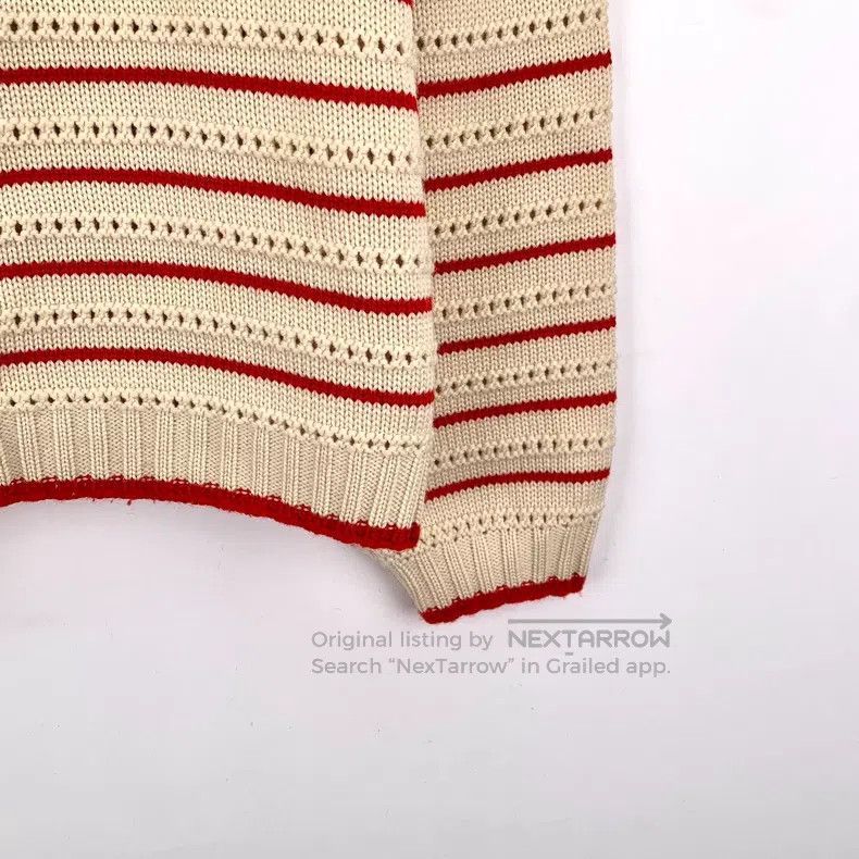 Gucci Gucci Colour-blocked striped double G embroidered wool rou Size M / US 6-8 / IT 42-44 - 4 Thumbnail