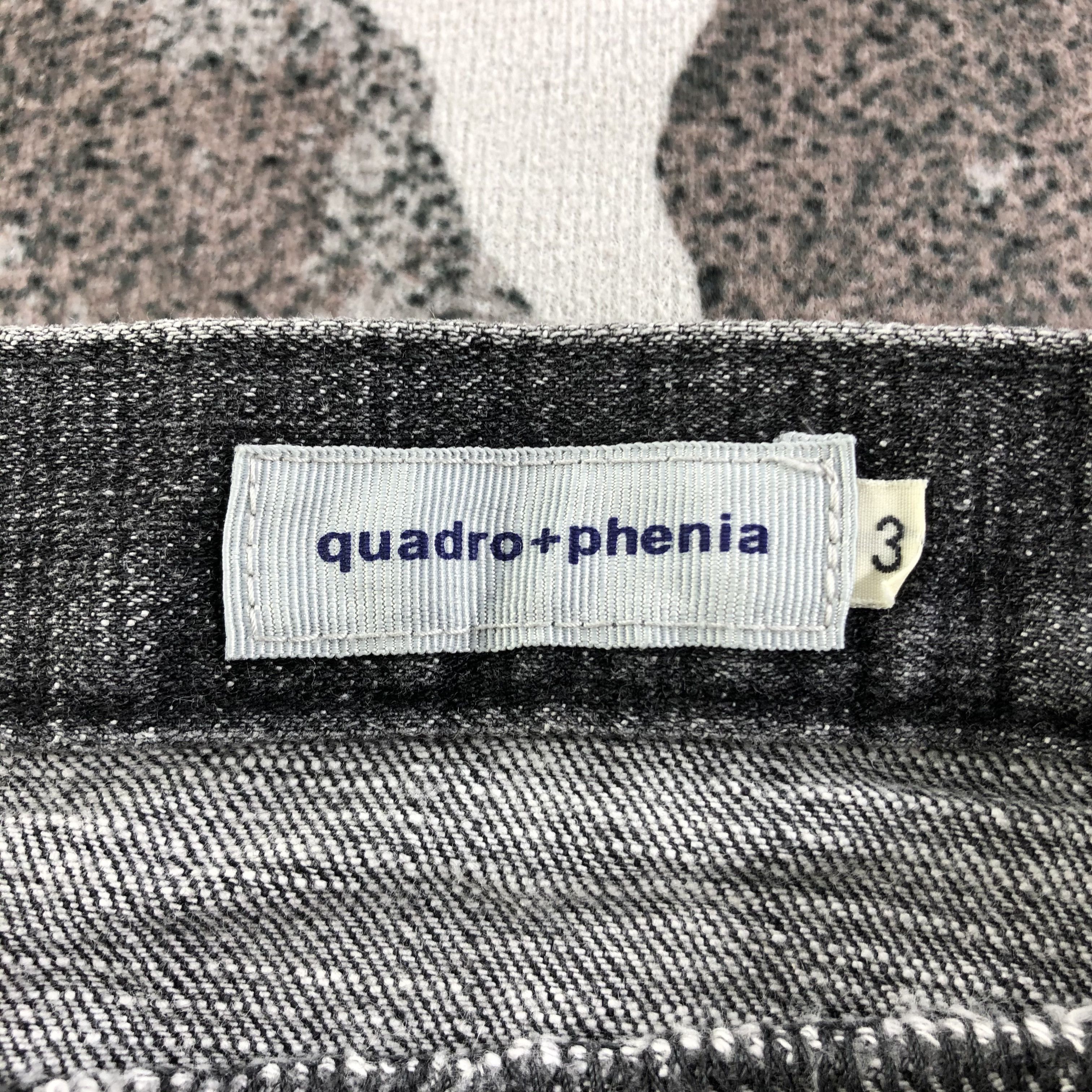 Japanese Brand Quadrophenia Faded Black Biker Jeans KJ2149 Size US 32 / EU 48 - 7 Thumbnail