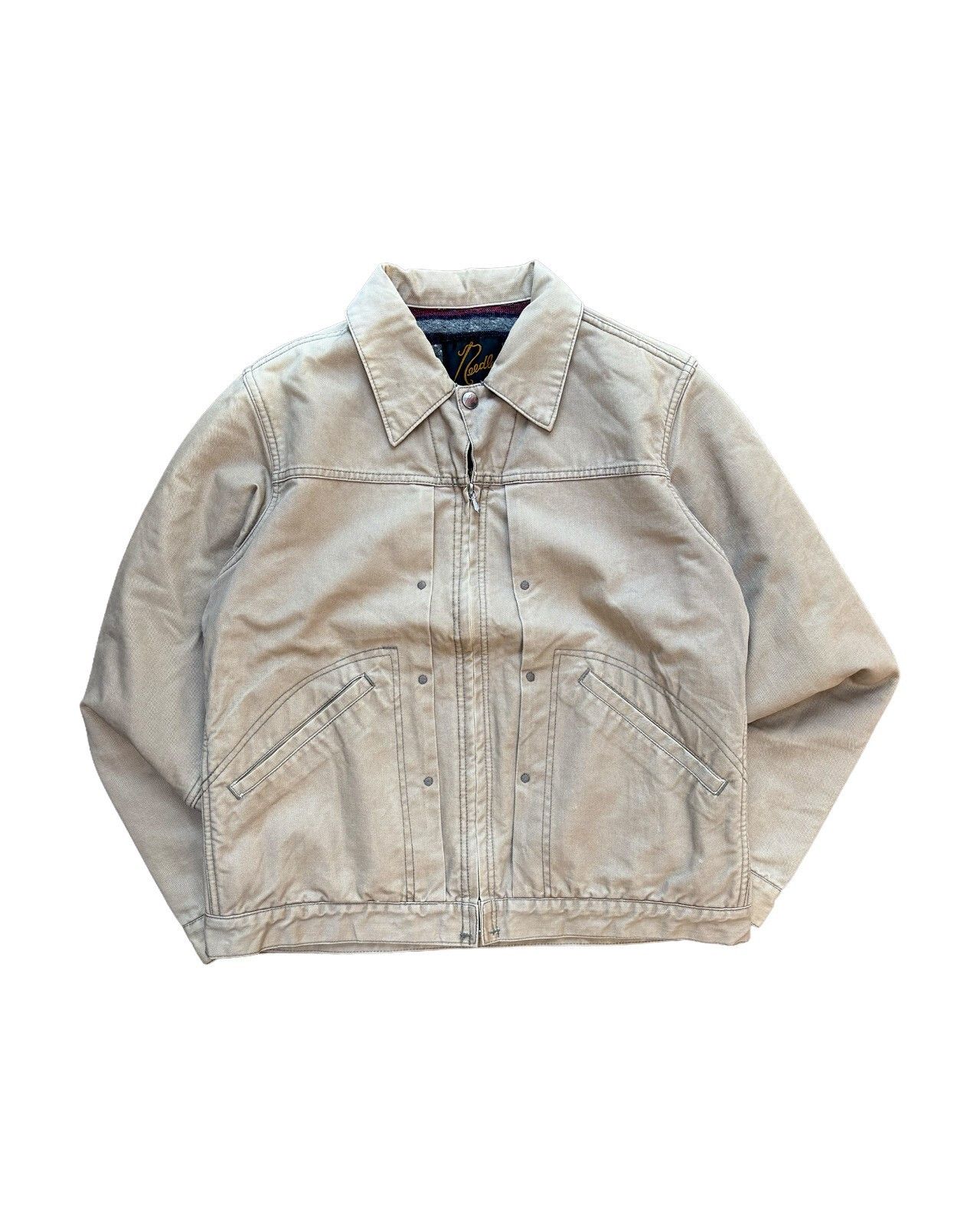 AWGE × Needles AWGE x Needles Reversible Work Jacket | Grailed
