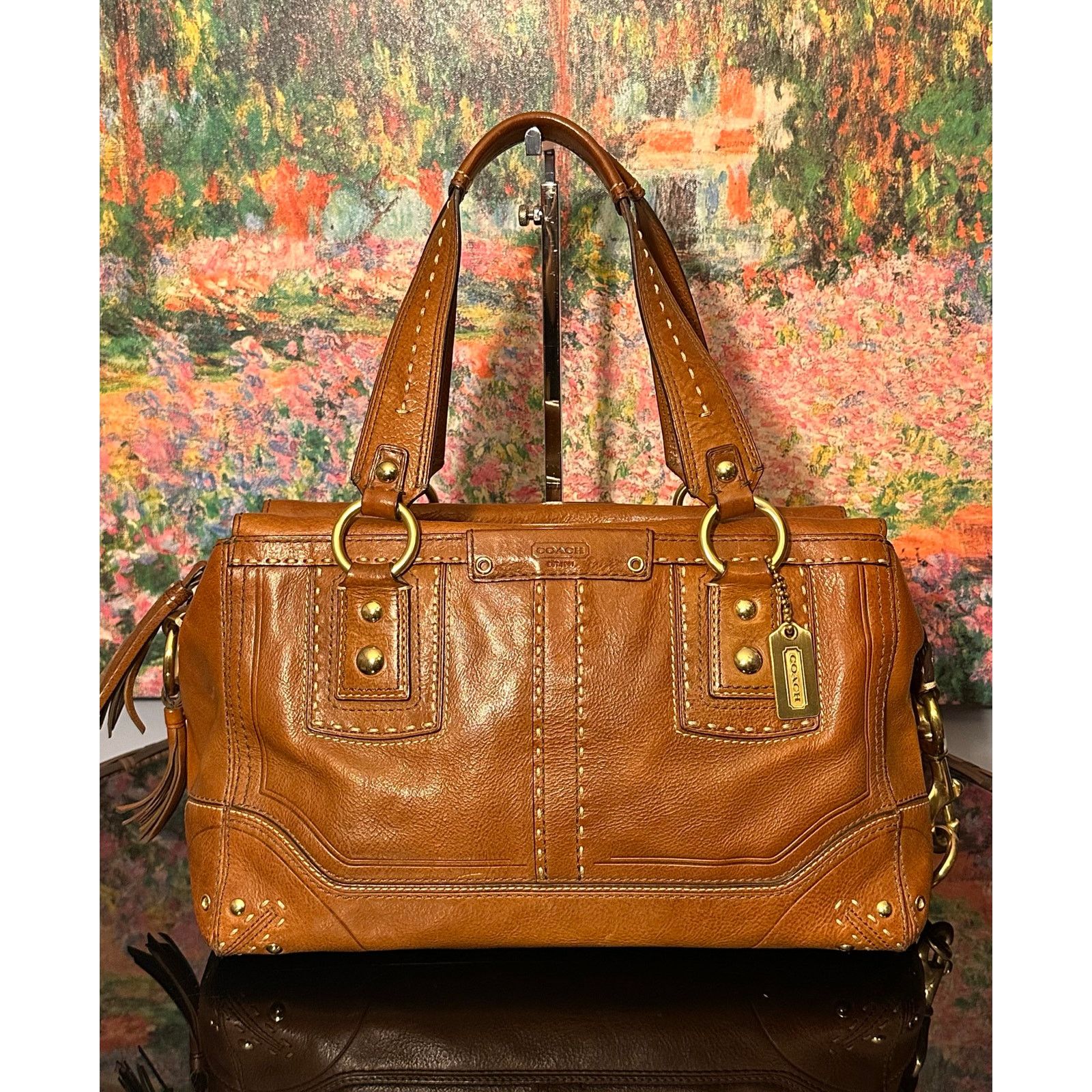 Coach Vintage Hampton Leather Satchel offers