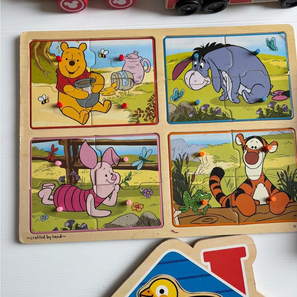 Designer Melissa & Doug Wooden Toy Lot Size ONE SIZE - 3 Thumbnail