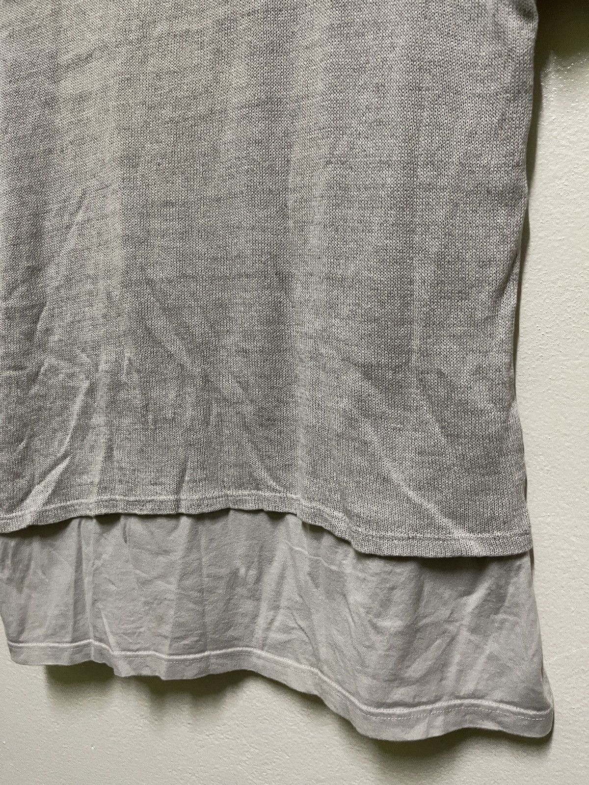 Japanese Brand Duret Sample Double Layer Knit T Shirt Size US L / EU 52-54 / 3 - 11 Thumbnail