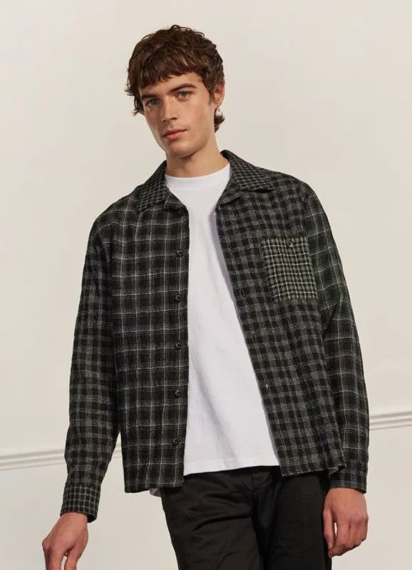 Percival Ashdown Patchwork Overshirt | Multi XL Size US XL / EU 56 / 4 - 1 Thumbnail
