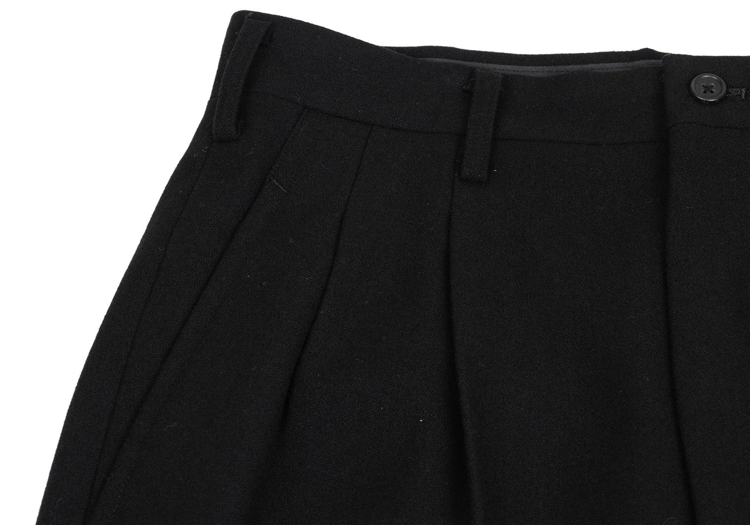 Yohji Yamamoto Yohji Yamamoto Wool Nylon Tapered Pants Black L Size US 38 / EU 54 - 5 Thumbnail