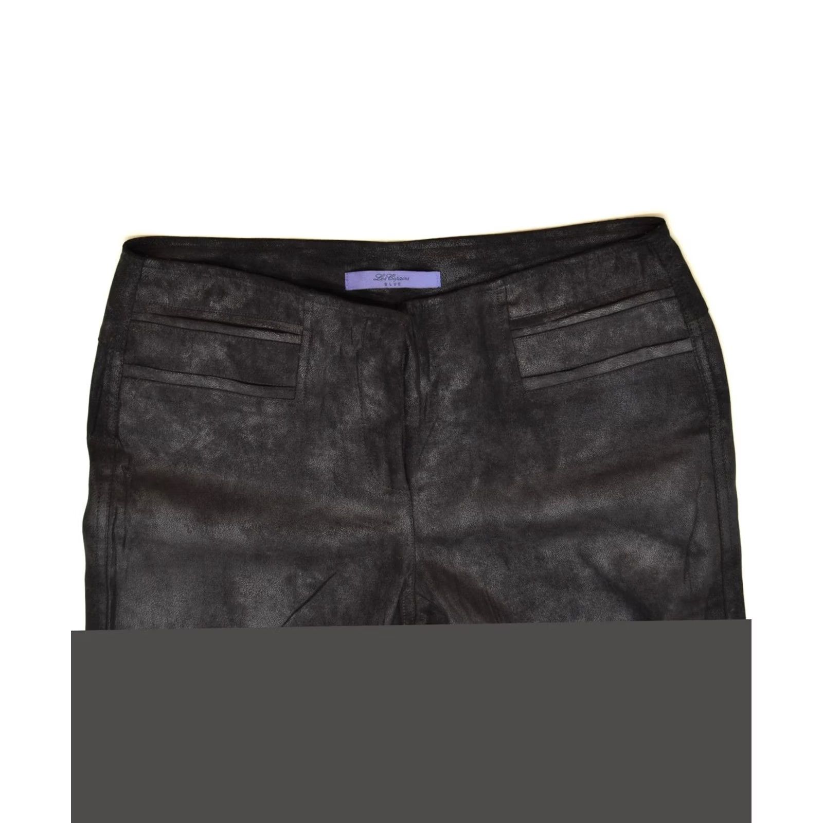 Les Copains LES COPAINS Womens Slim Casual Trousers Black EU 42 L W31 L29 Size 36" / US 14 / IT 50 - 4 Thumbnail