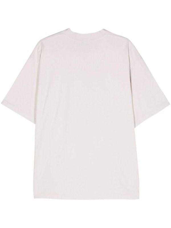 Balenciaga o1srvl11e0226 Activewear T-Shirt Medium Fit In Ivory Size US S / EU 44-46 / 1 - 2 Thumbnail