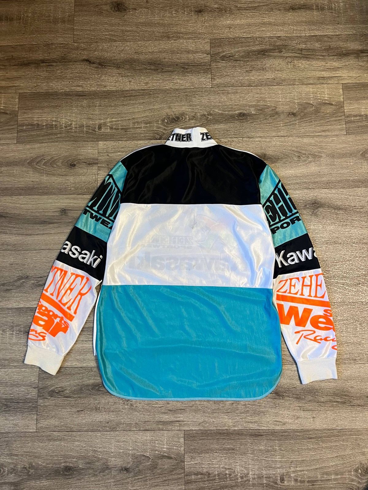 Vintage Moto long sleeve jersey Kawasaki vintage Size US S / EU 44-46 / 1 - 8 Thumbnail