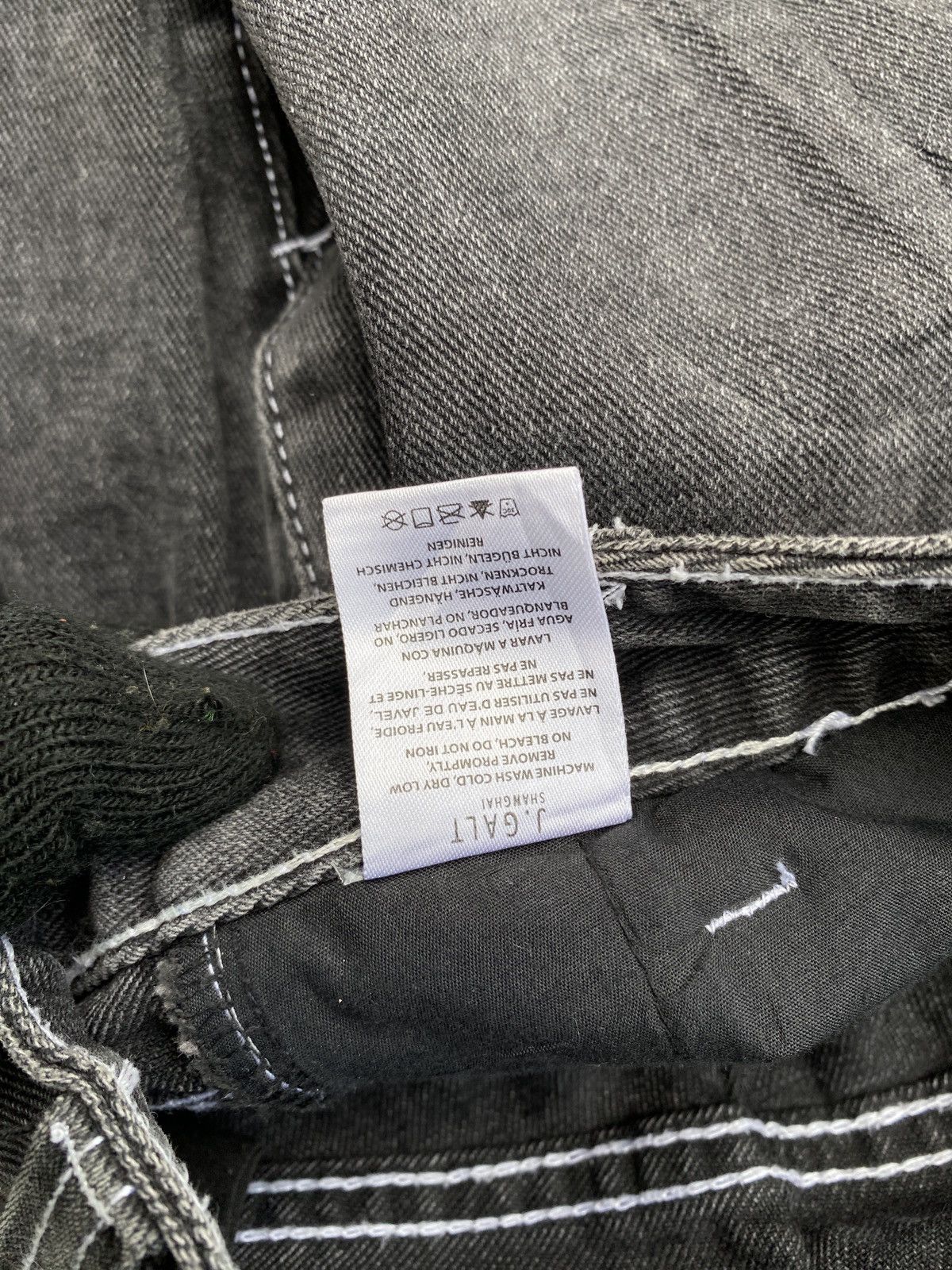 If Six Was Nine × Japanese Brand × Le Grande Bleu (L.G.B.) John Galt Buckle Back Flare Denim Size US 30 / EU 46 - 15 Thumbnail