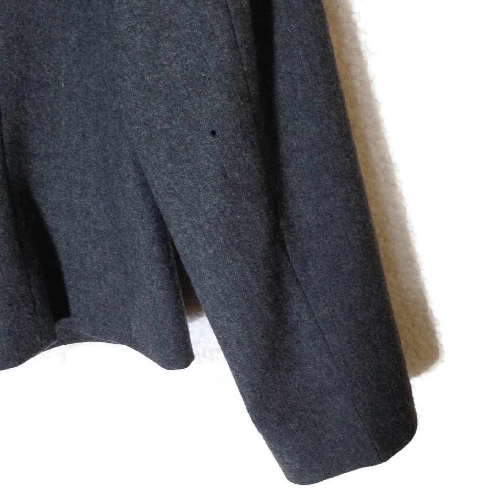 Pendleton Pendleton Wool Gray Blazer SZ 10 Collared Hidden Buttons VTG Size L / US 10 / IT 46 - 4 Thumbnail