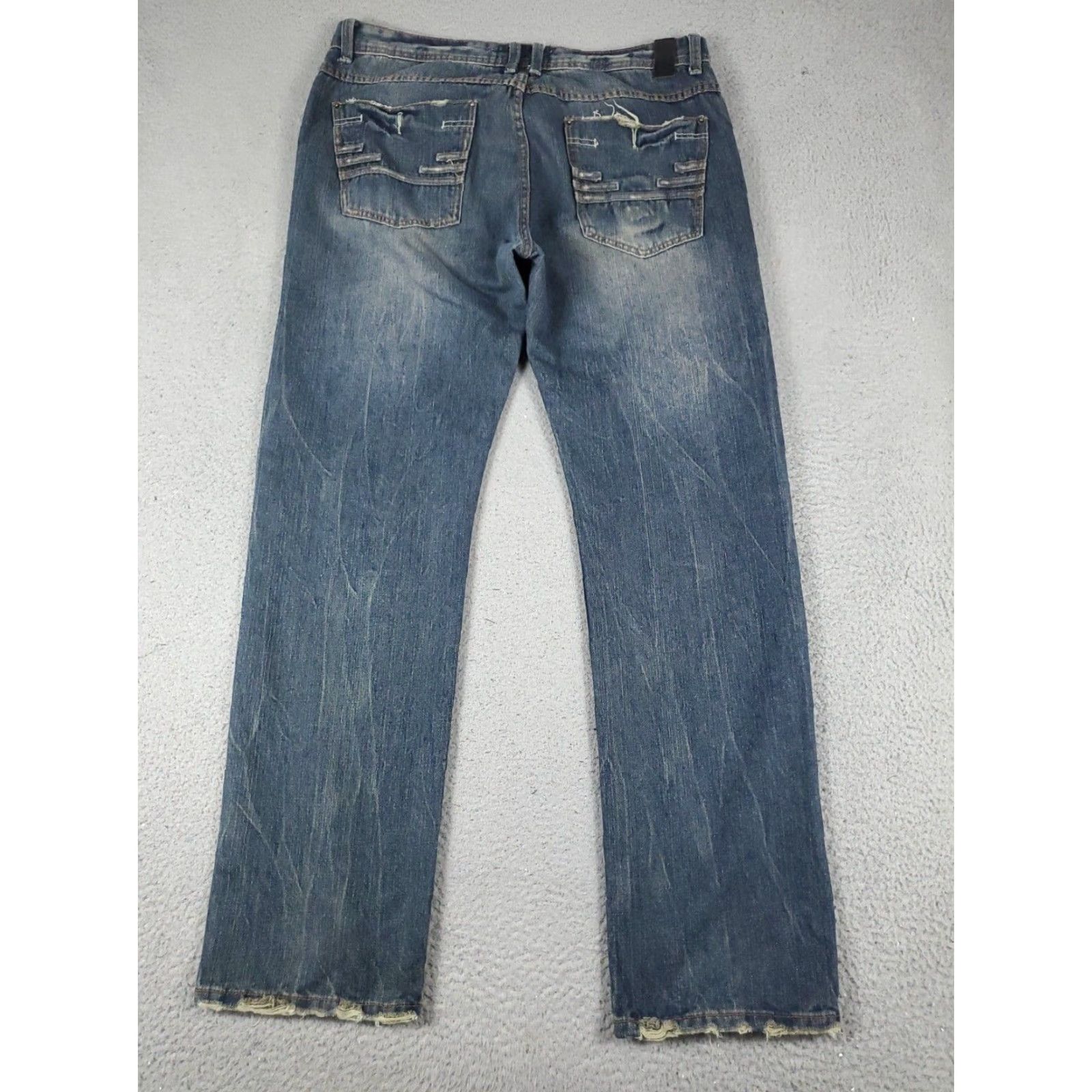 Jordan Craig Jordan Craig Mens Straight Leg Blue Jeans Size 36x32 Regular Fit Cotton Pants Size US 36 / EU 52 - 6 Thumbnail