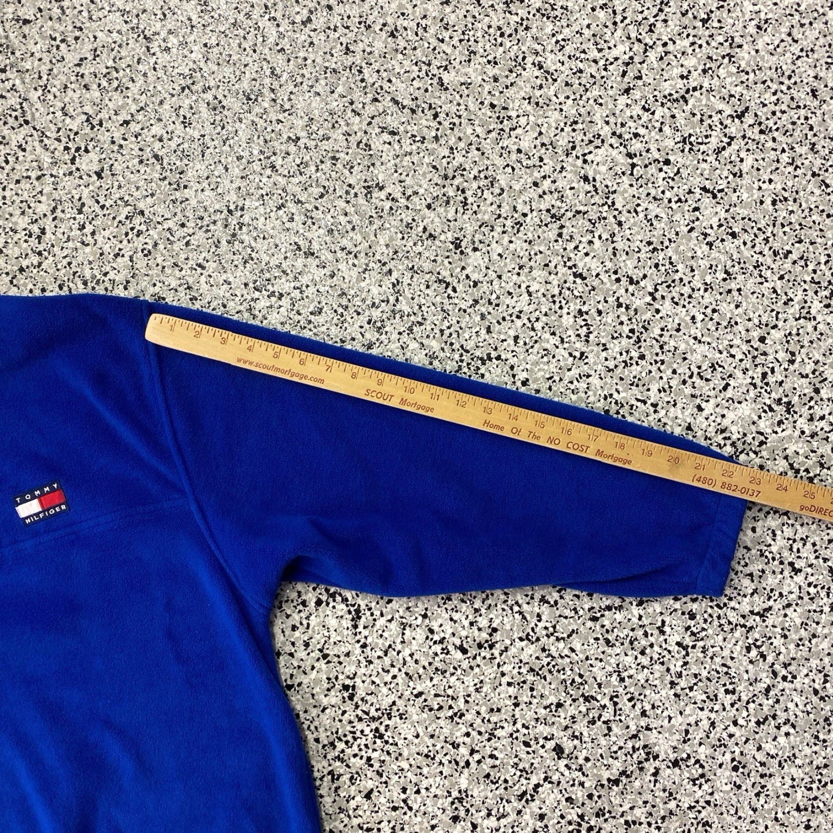 Tommy Hilfiger VINTAGE Tommy Hilfiger Outdoors Fleece Pullover M Blue 1/4 Zip Gorp 90s Mens Jacket Size US M / EU 48-50 / 2 - 3 Thumbnail