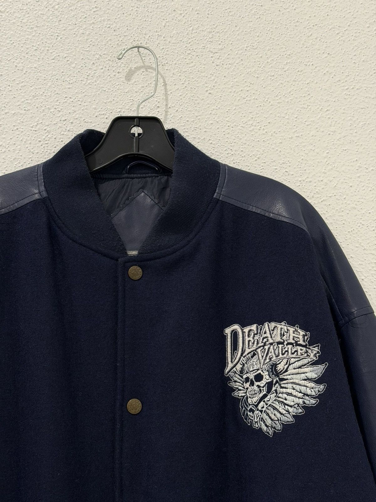 Steve And Barrys Vintage Y2K Death Valley Steve & Barry’s Letterman Bomber L Size US L / EU 52-54 / 3 - 5 Thumbnail