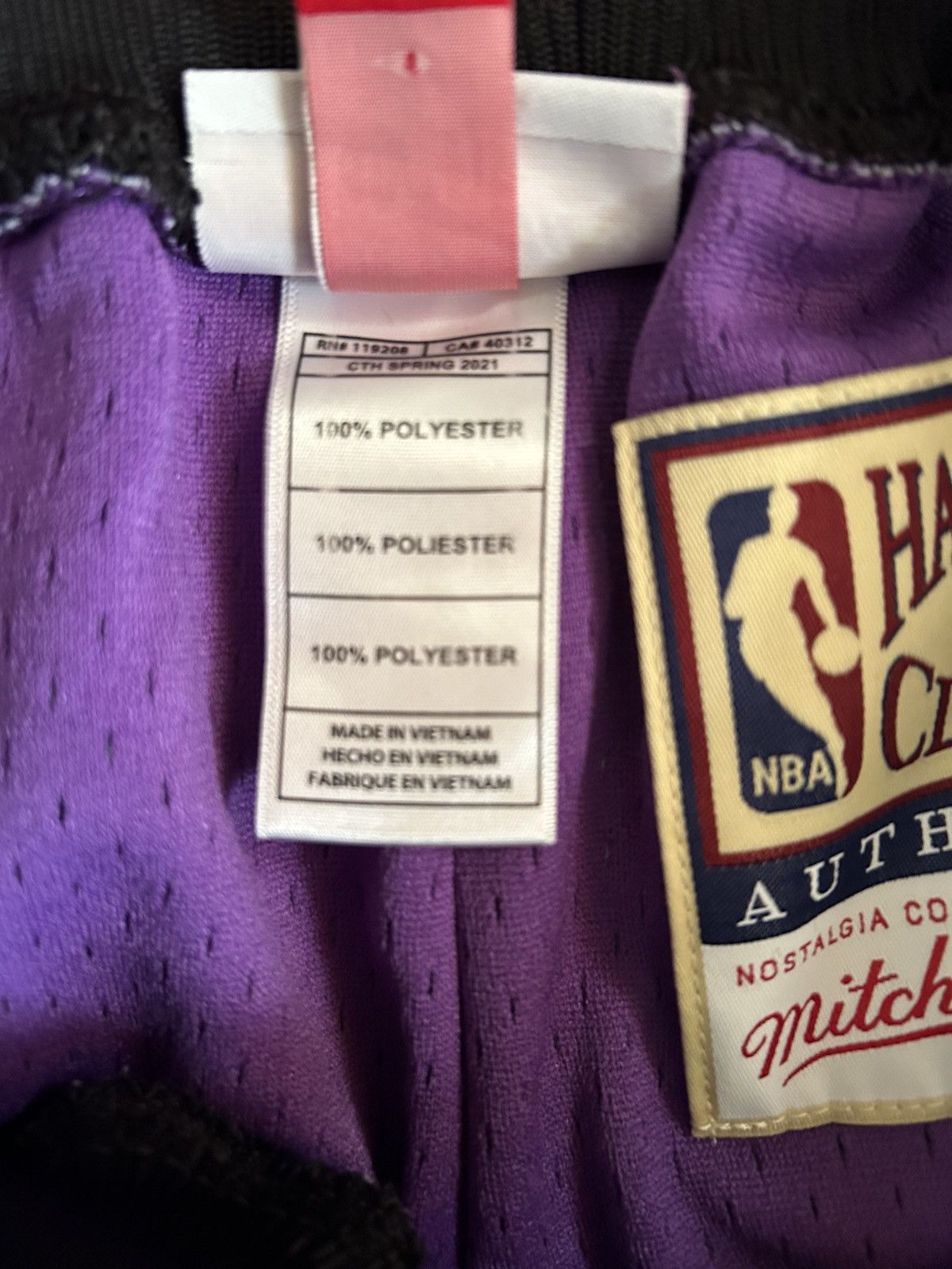 Mitchell & Ness Authentic Mitchell&ness 98-99 Toronto raptors shorts Size US 40 / EU 56 - 5 Thumbnail