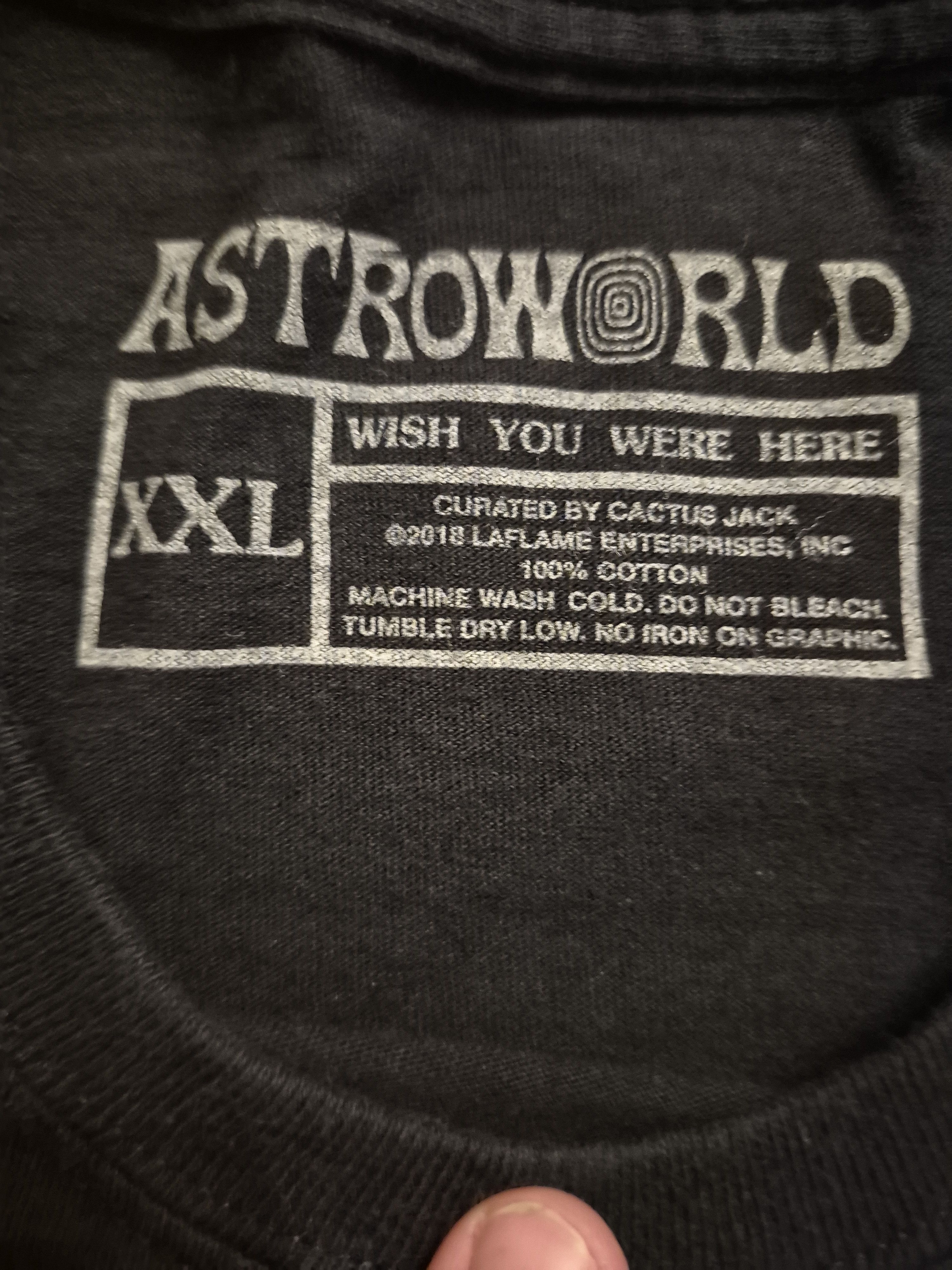 Travis Scott Travis Scott "Wish You Were Here" L/S Tour Tee Size 2XL XXL Size US XXL / EU 58 / 5 - 2 Thumbnail