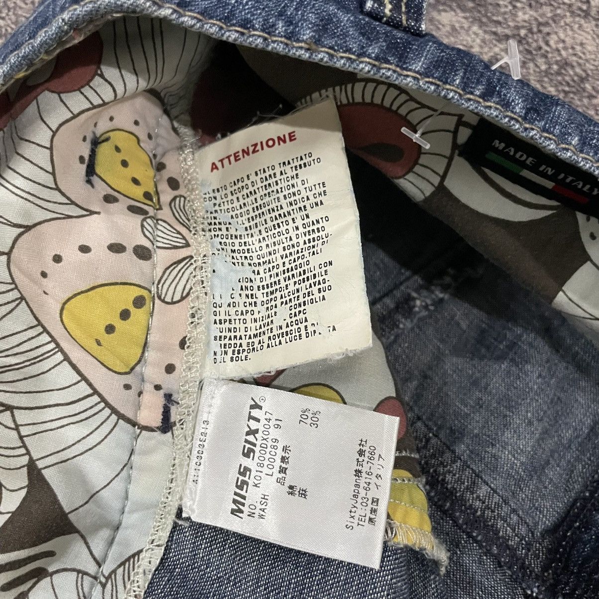 Designer × If Six Was Nine × Miss Sixty 00's Miss sixty midi skirt jeans Size 27" / US 4 / IT 40 - 8 Thumbnail