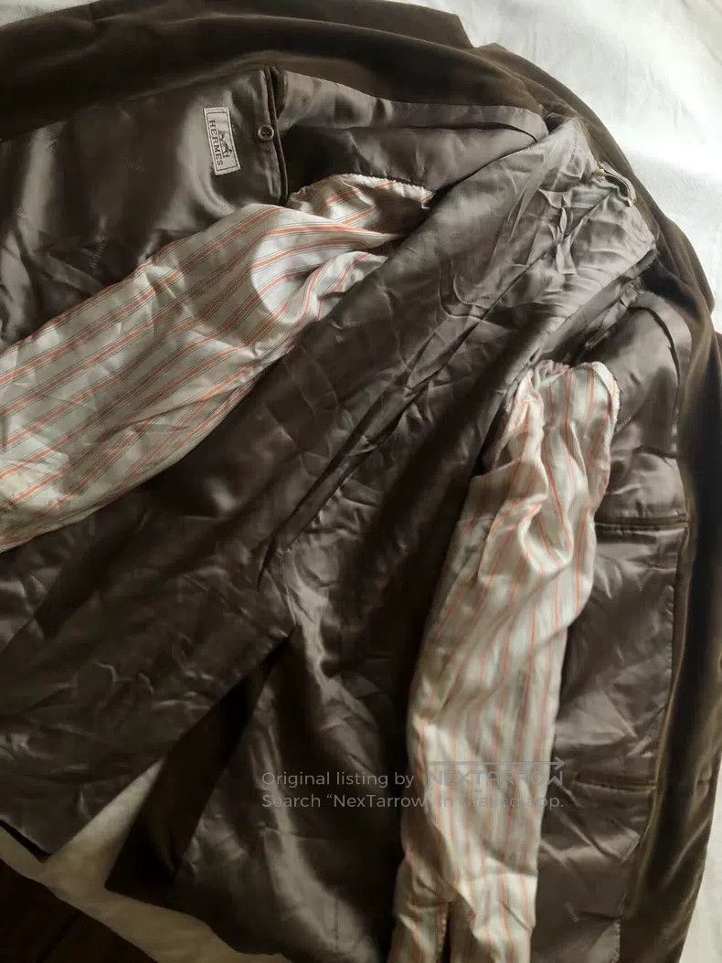 Hermes Hermes MADE IN ITALY Series Coat Size 54R - 4 Thumbnail
