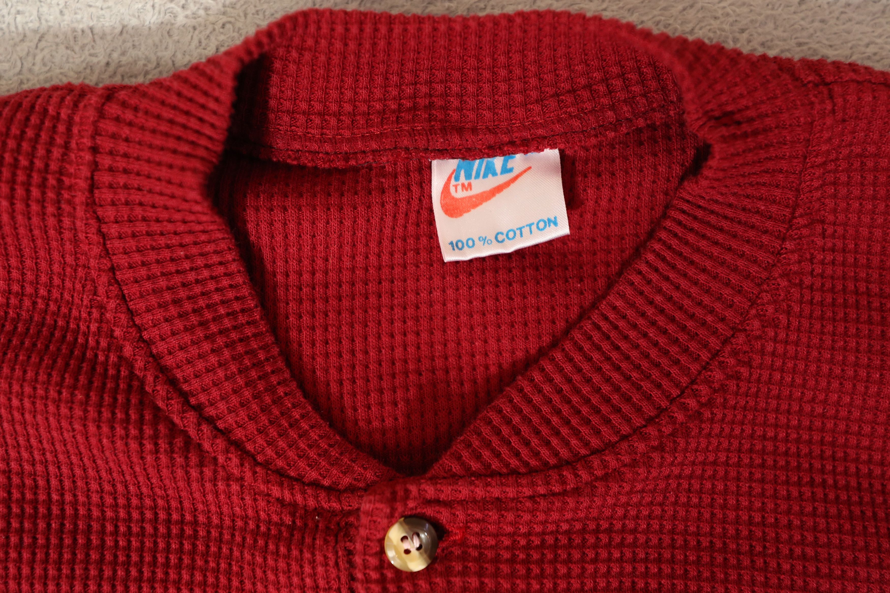 Nike Vintage Nike Henley (M/L) Size US M / EU 48-50 / 2 - 7 Thumbnail