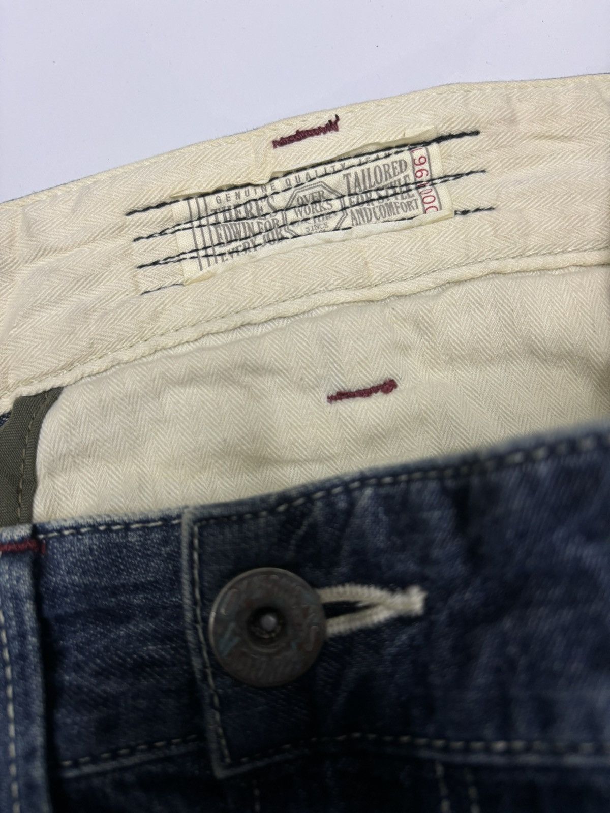 Kapital 🔥EDWIN OVER WORKS FACTORY CLAWMARK DENIM PANTS Size US 32 / EU 48 - 11 Thumbnail