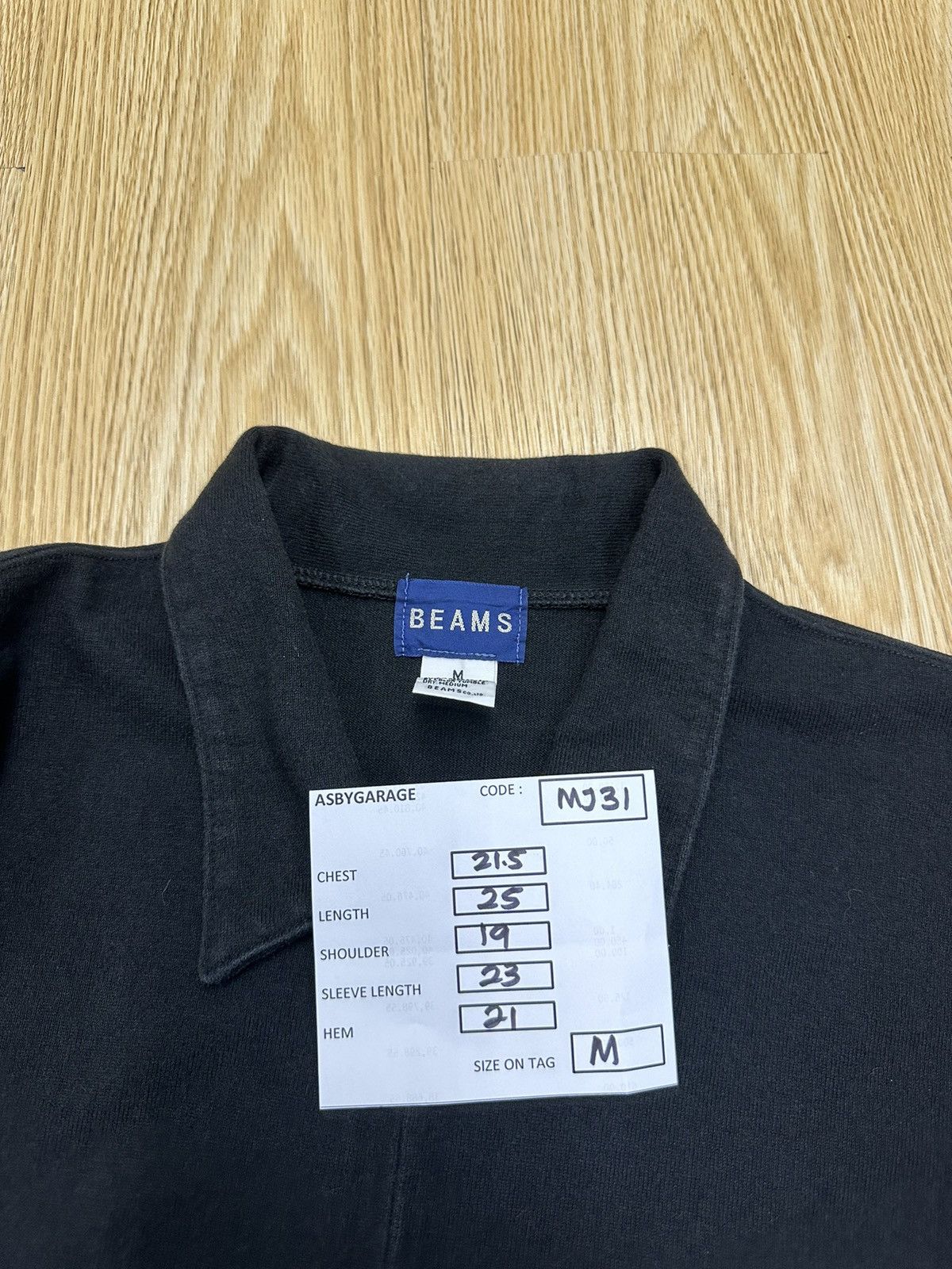 Beams Plus × Vintage Beams Zipper Knitwear Shirt MJ31 Size US S / EU 44-46 / 1 - 8 Thumbnail