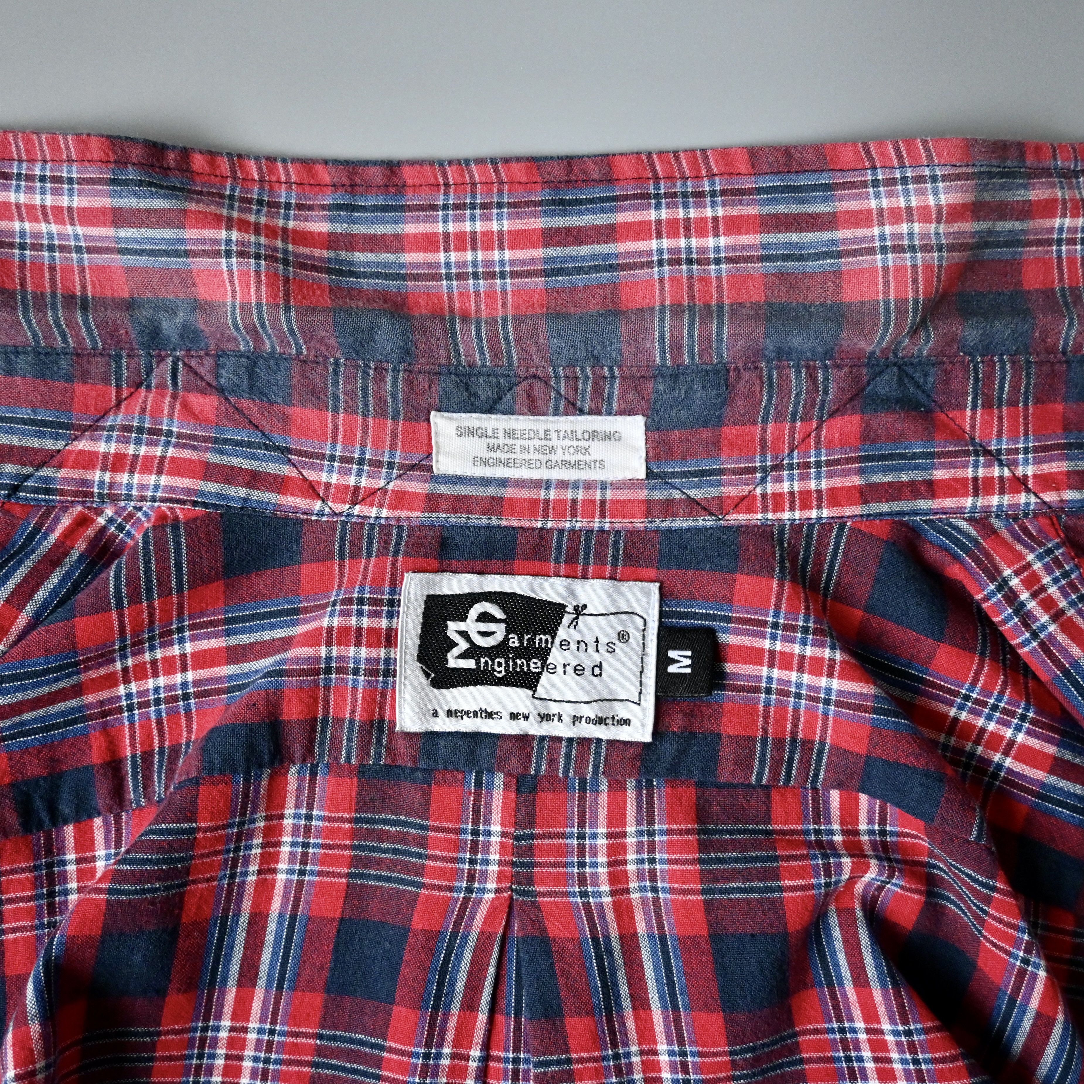 Engineered Garments 2000s ENGINEERED GARMENTS plaid cotton short sleeve BD shirt Size US M / EU 48-50 / 2 - 11 Thumbnail